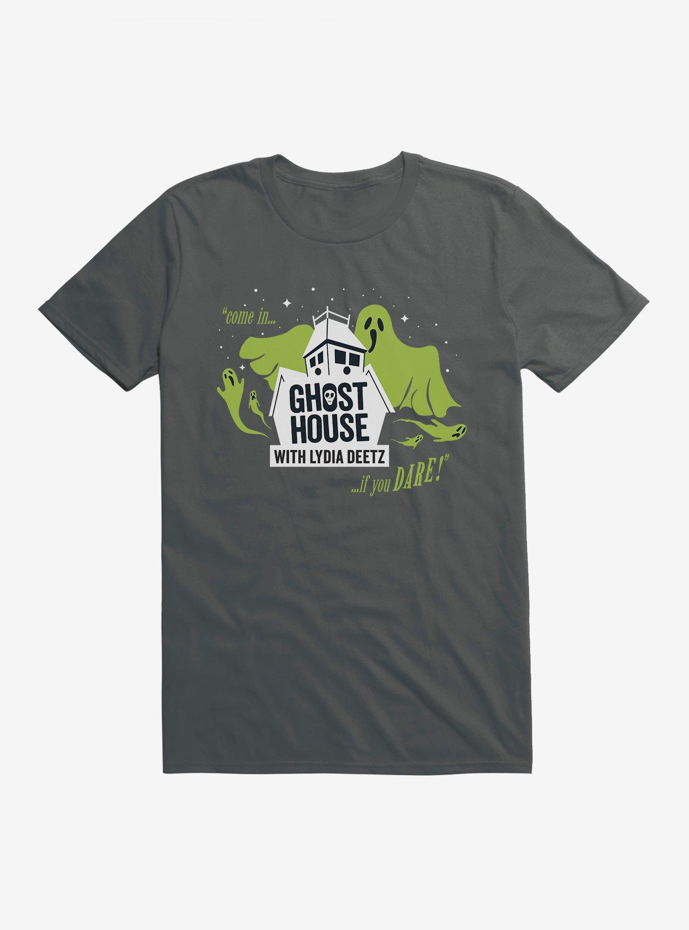 Beetlejuice Beetlejuice Ghost House With Lydia Deetz T-Shirt, , hi-res