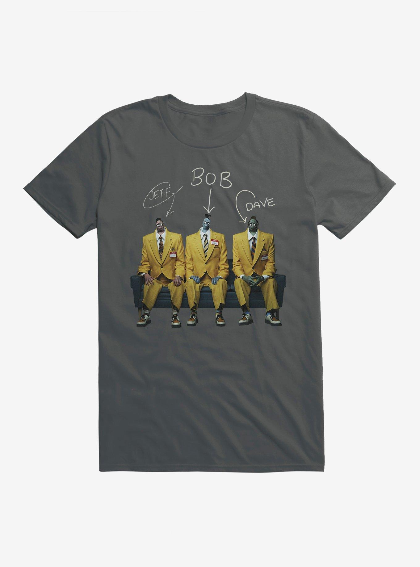 Beetlejuice Beetlejuice Jeff Bob & Dave Shrunken Heads T-Shirt, CHARCOAL, hi-res