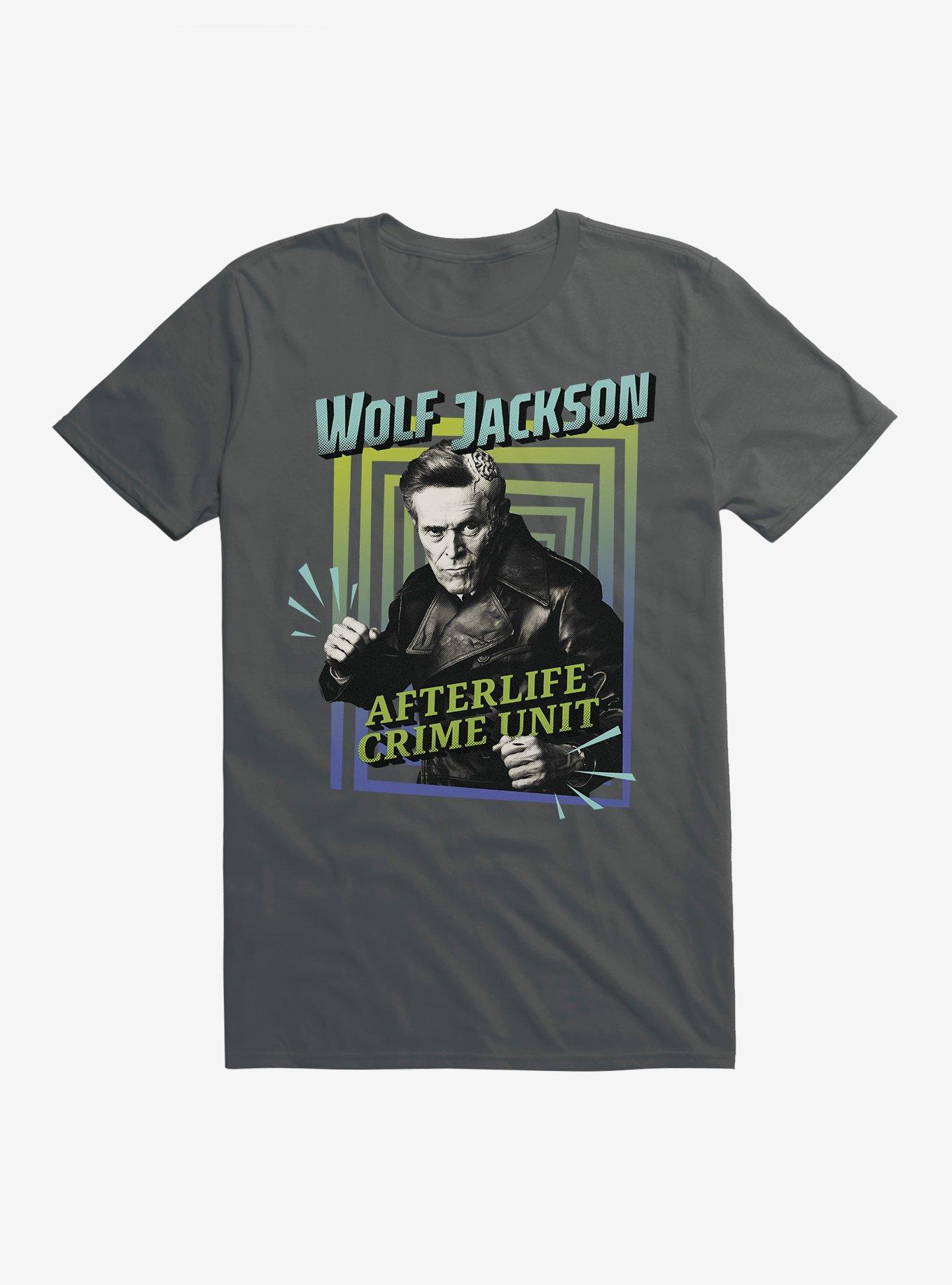 Beetlejuice Beetlejuice Wolf Jackson Afterlife Crime Unit T-Shirt