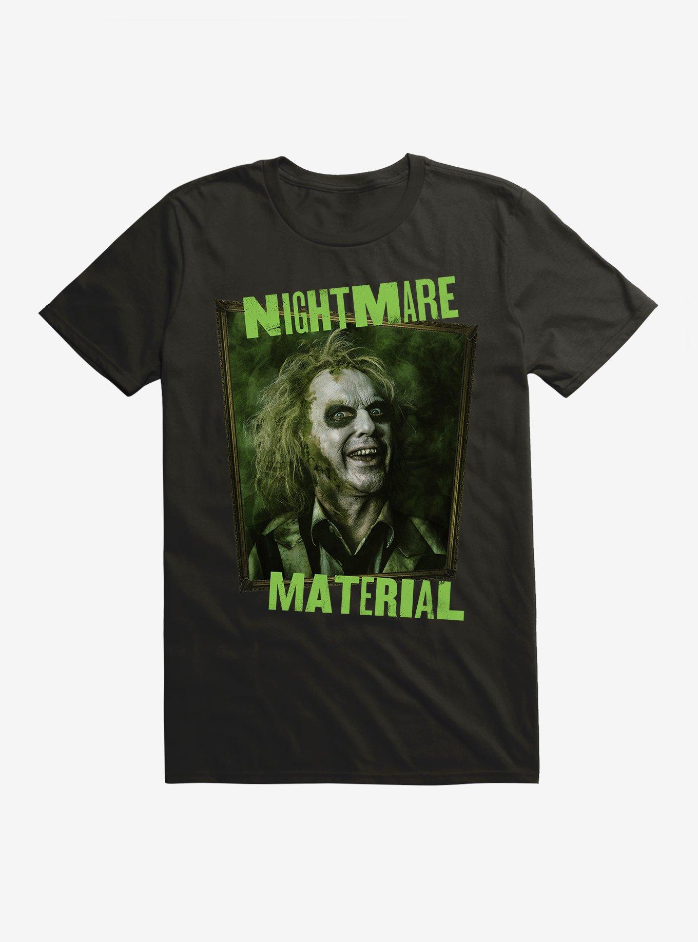 Beetlejuice Beetlejuice Nightmare Material T-Shirt, BLACK, hi-res
