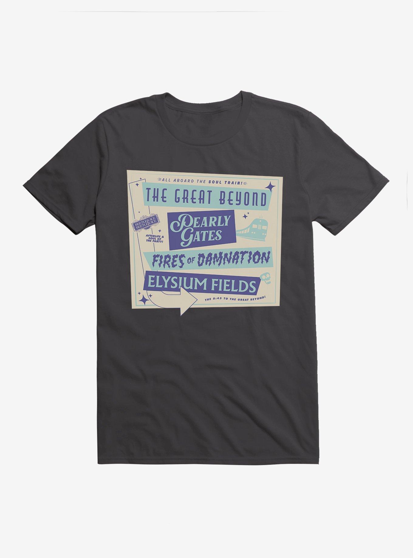 Beetlejuice Beetlejuice Desination Poster The Great Beyond T-Shirt, HEAVY METAL, hi-res
