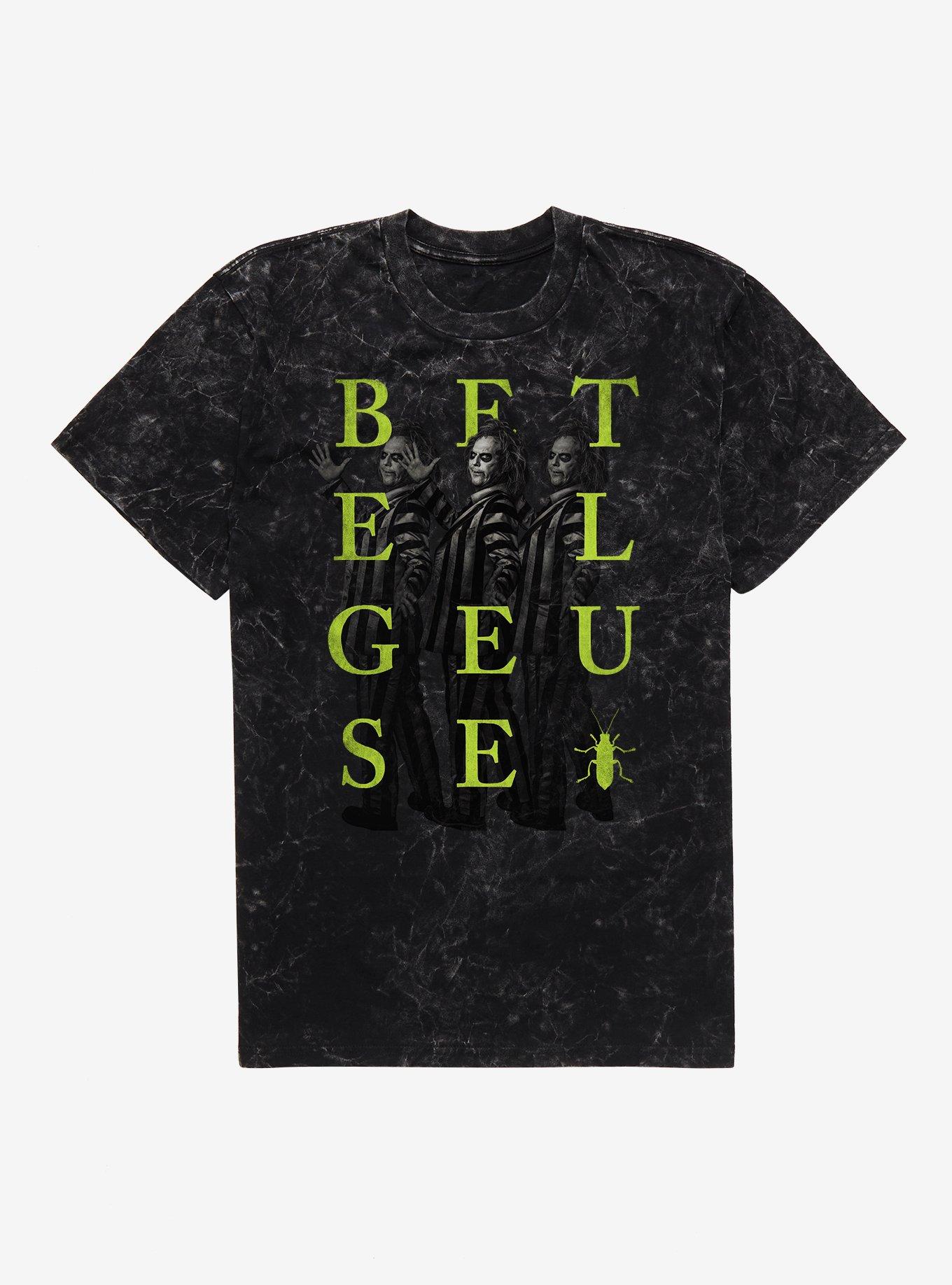 Beetlejuice Beetlejuice Betelguese Trio Mineral Wash T-Shirt, , hi-res