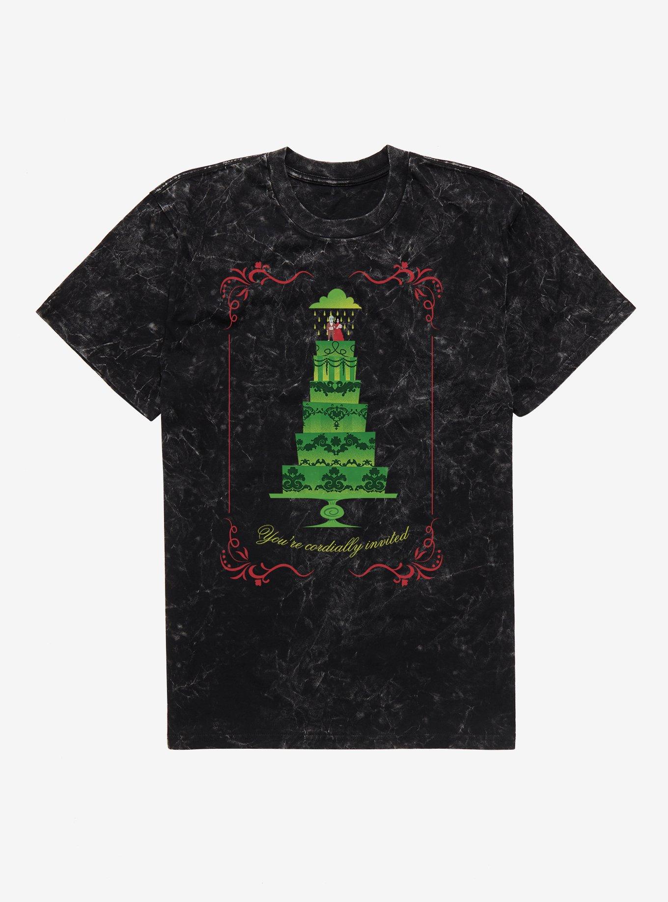 Beetlejuice Beetlejuice Ghastly Wedding Invitation Mineral Wash T-Shirt