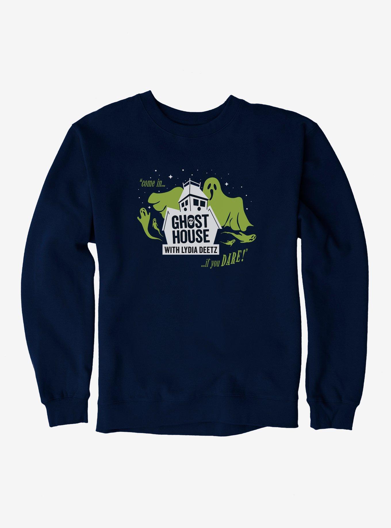 Beetlejuice Beetlejuice Ghost House With Lydia Deetz Sweatshirt