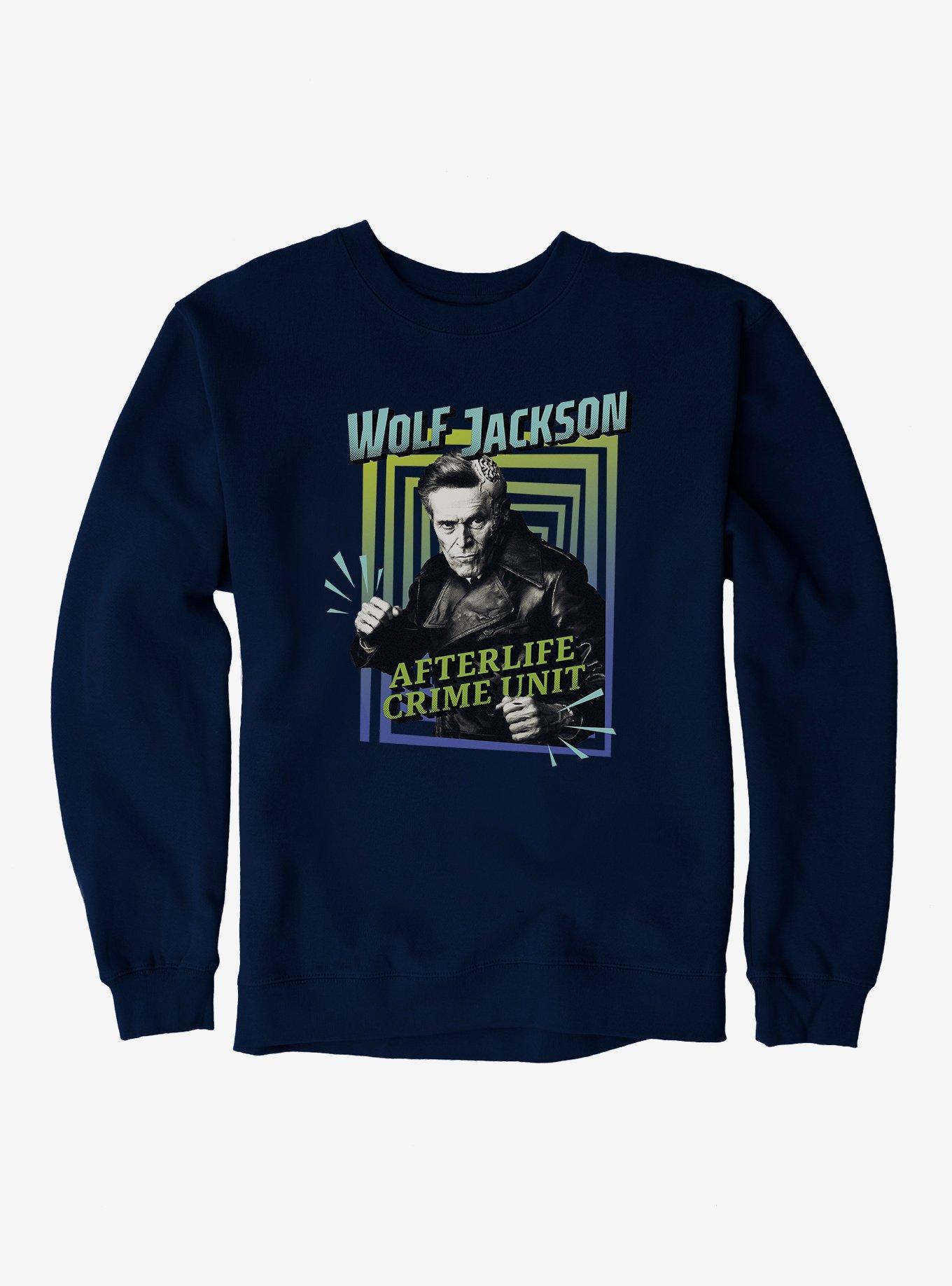 Beetlejuice Beetlejuice Wolf Jackson Afterlife Crime Unit Sweatshirt