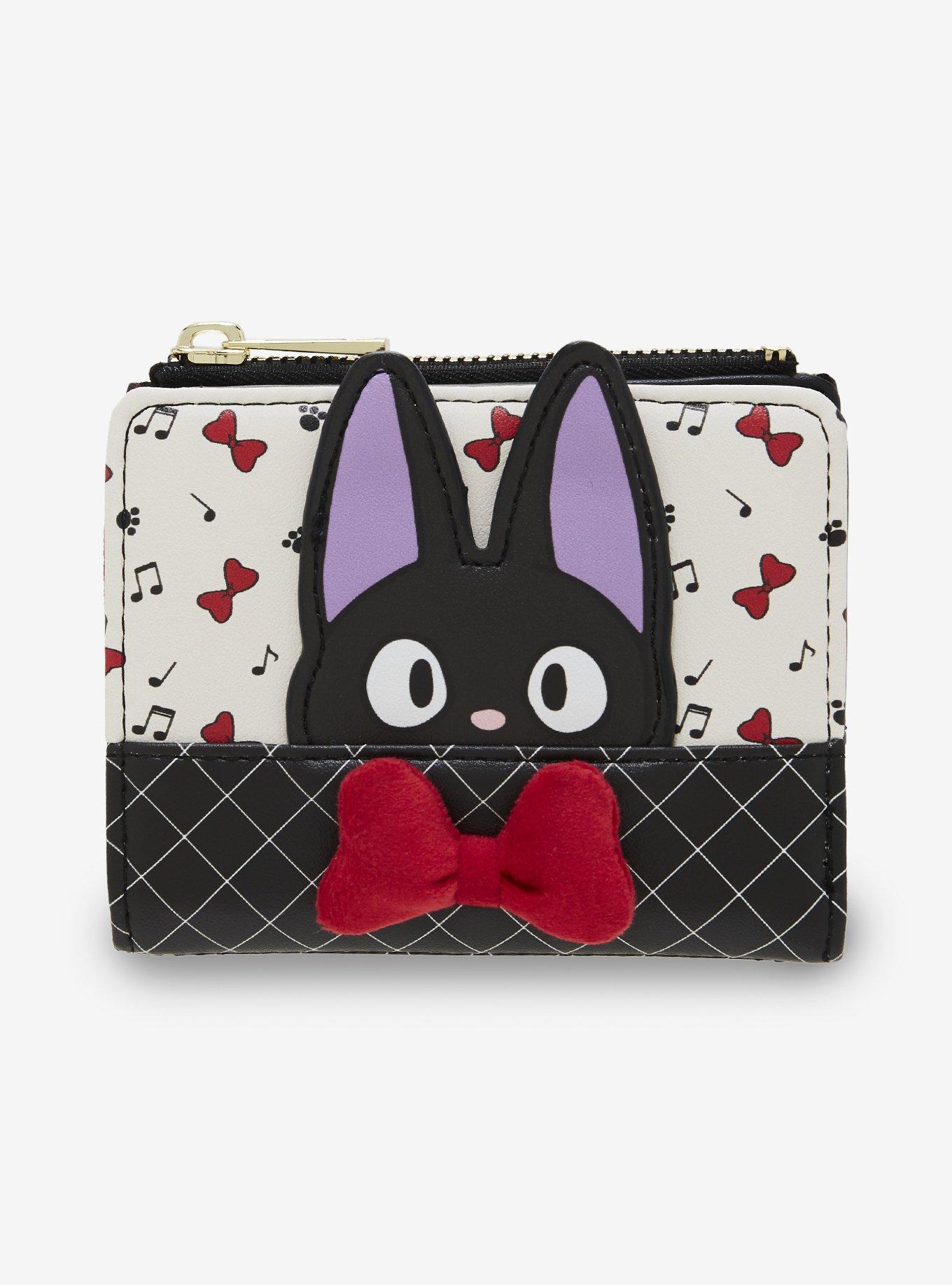 Her Universe Studio Ghibli® Kiki's Delivery Service Jiji Icons 3D Bow Mini Wallet, , hi-res