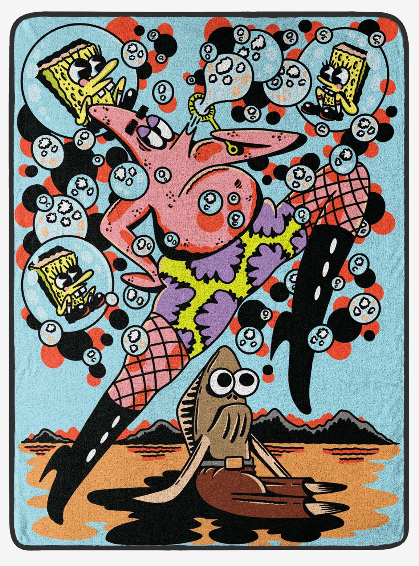 SpongeBob SquarePants Dance Patrick Micro Raschel Throw, , hi-res