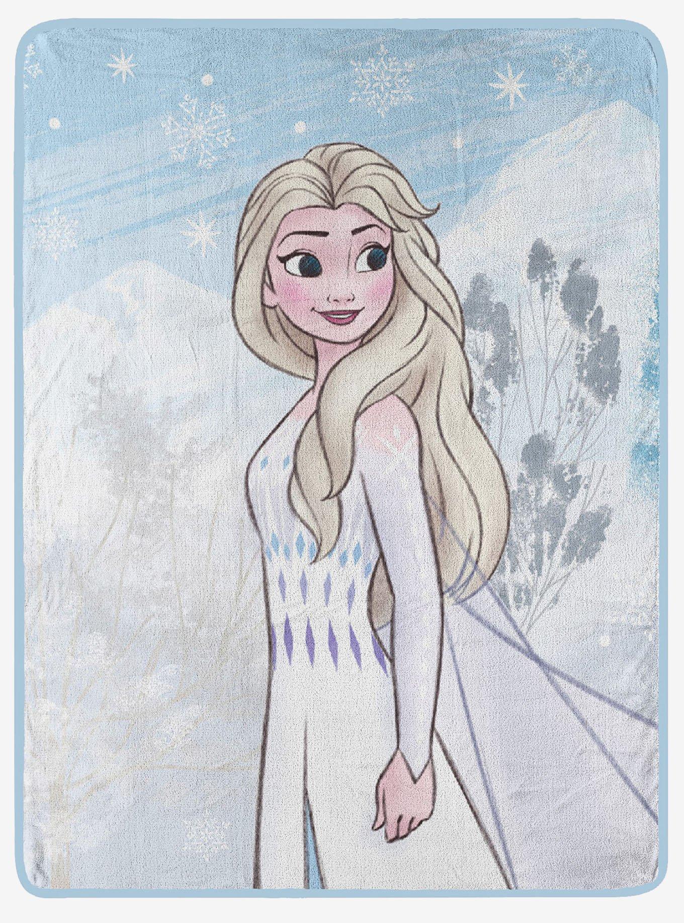 Disney Frozen 2 Snowscape Micro Raschel Throw, , hi-res