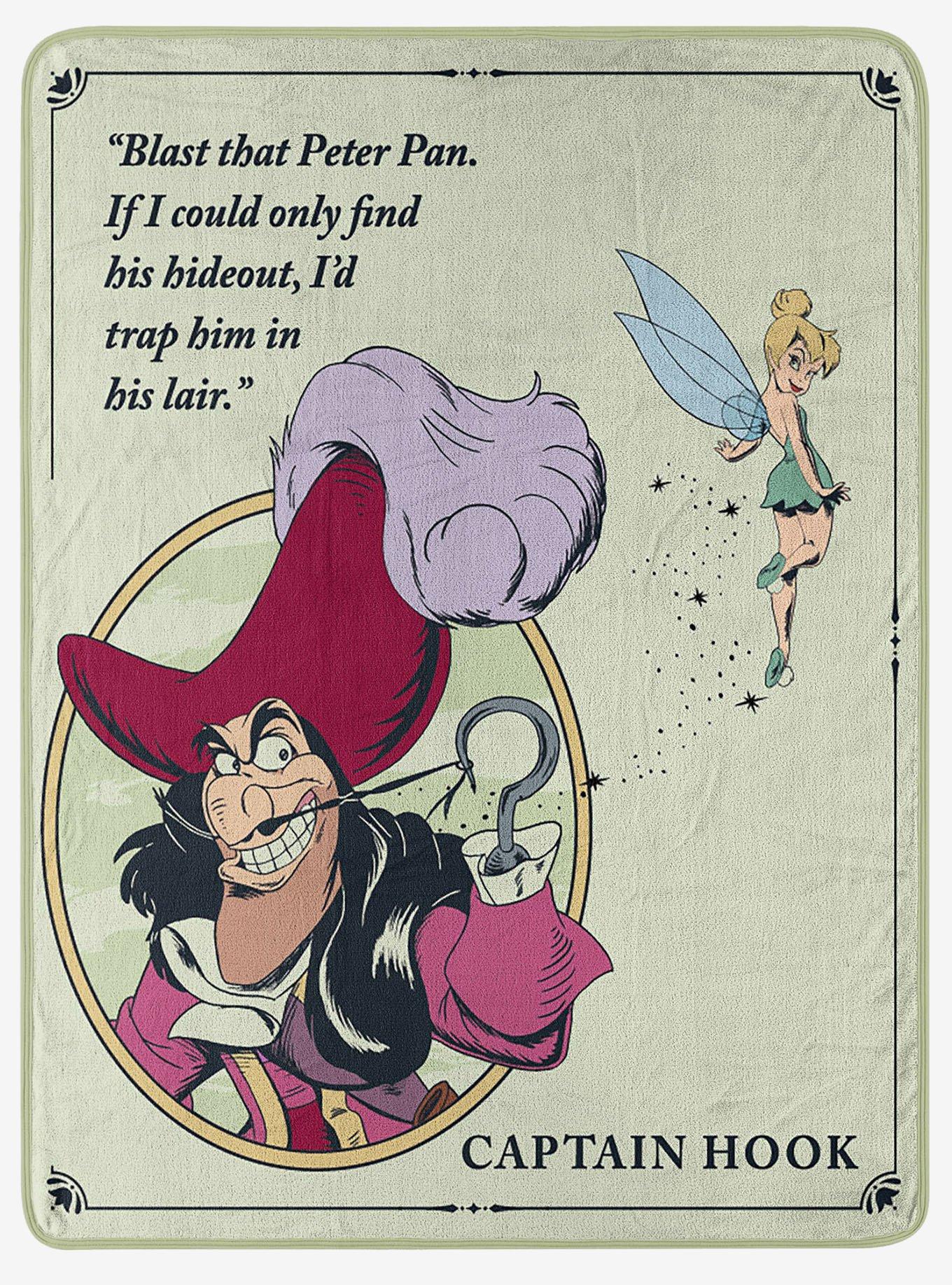 Disney Peter Pan Tinks Betrayal Micro Raschel Throw, , hi-res