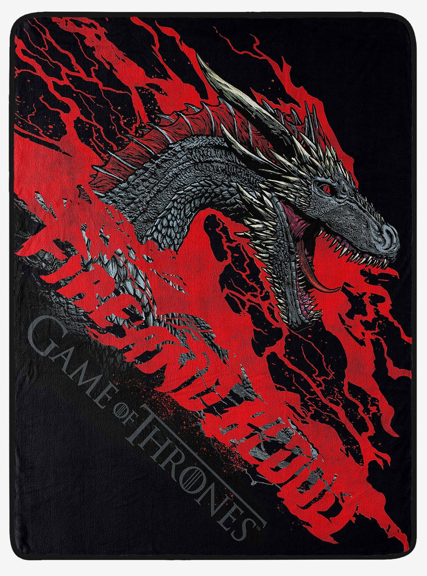 Game of Thrones Fire And Blood Micro Raschel Throw, , hi-res