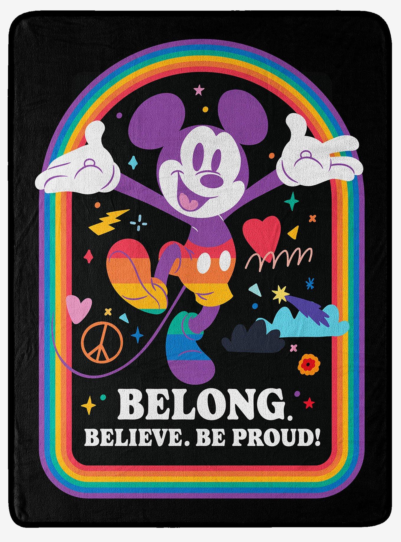 Disney Mickey Mouse Belong Micro Raschel Throw, , hi-res