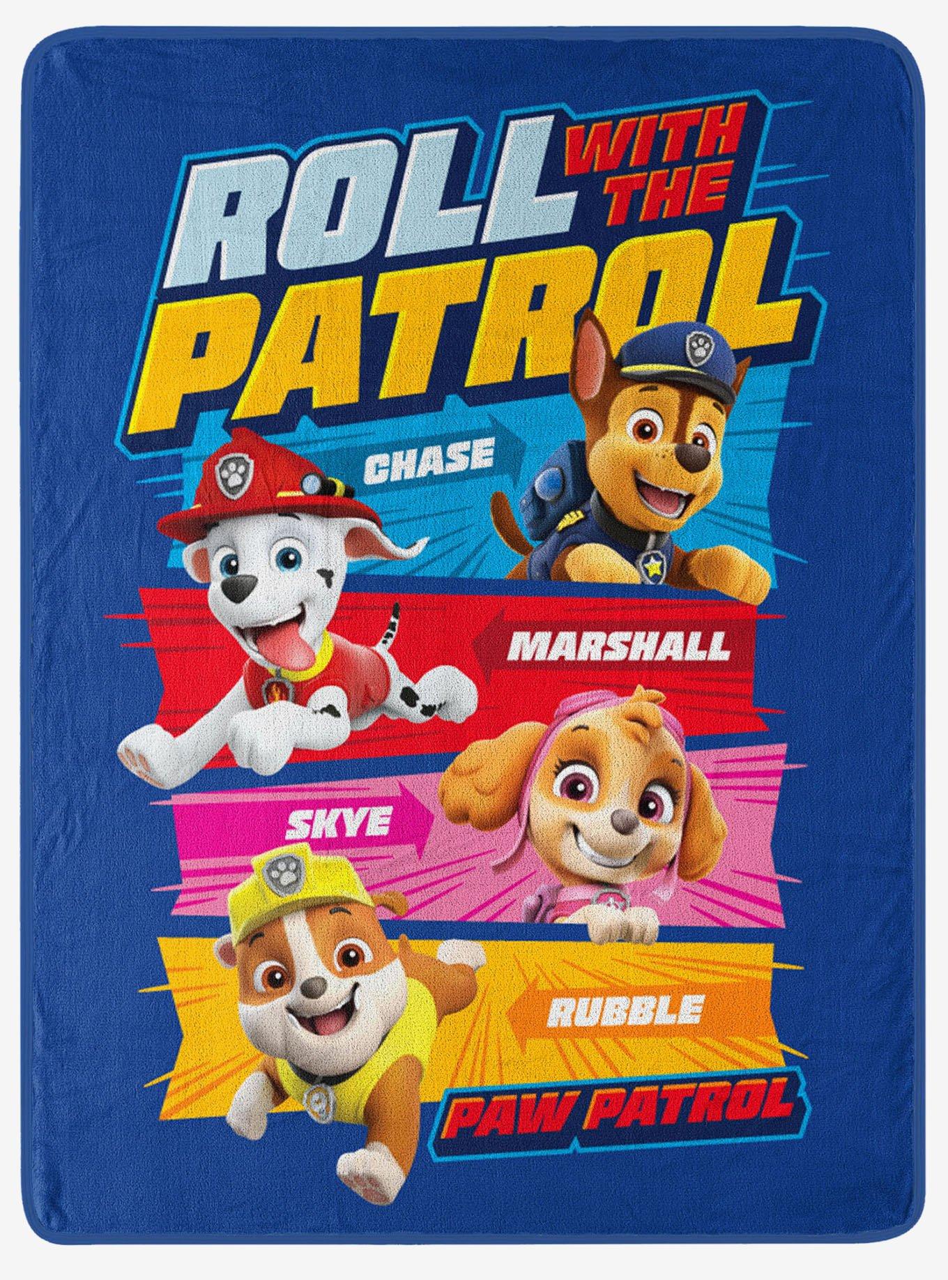 Paw Patrol Patrol Roll Micro Raschel Throw, , hi-res