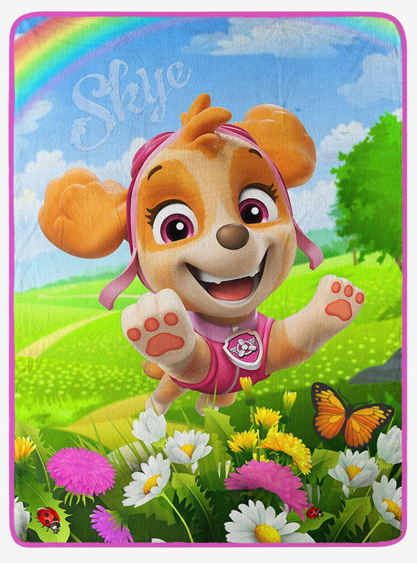 Paw Patrol Soaring Skye Micro Raschel Throw, , hi-res