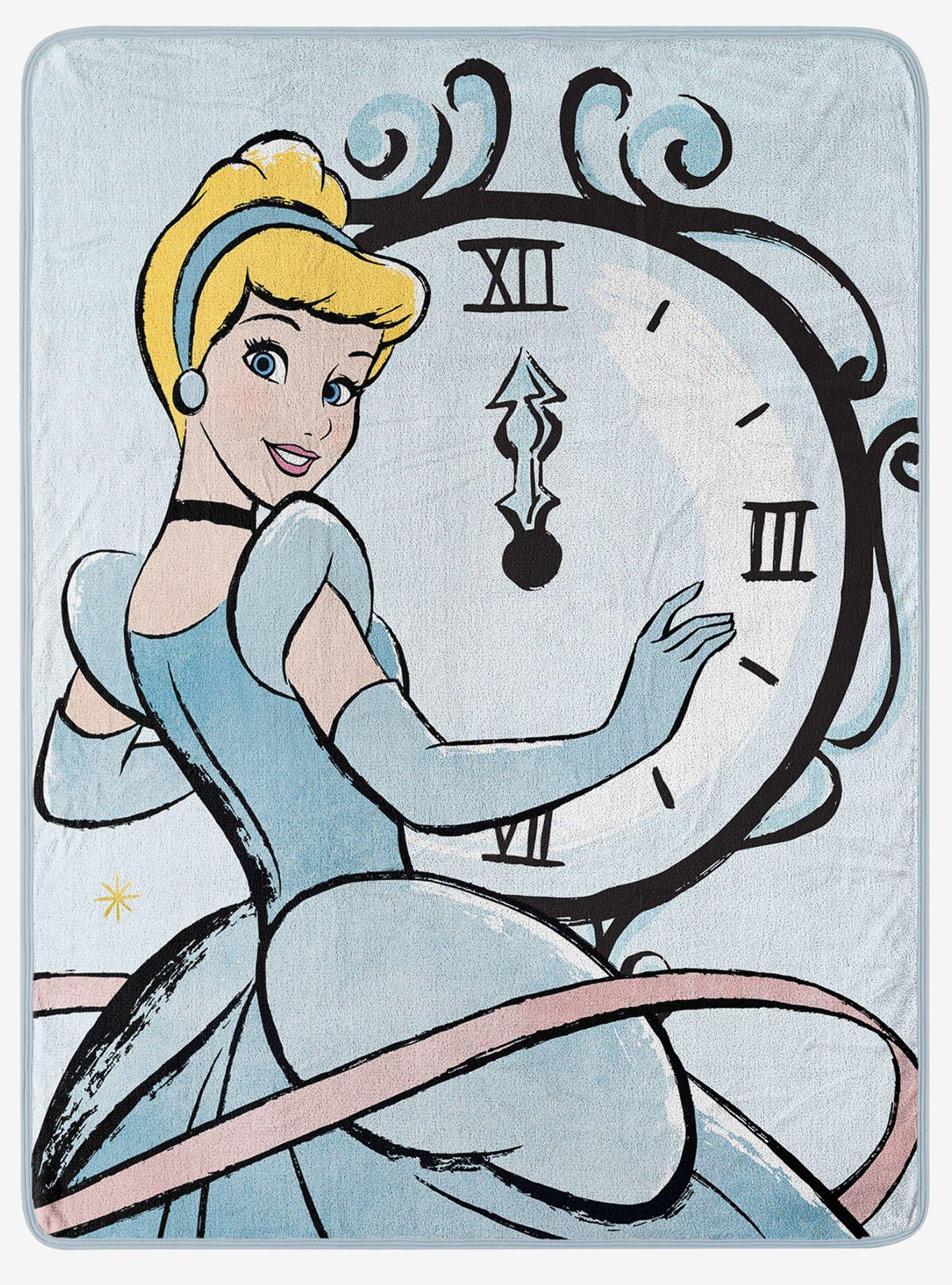 Disney Cinderella On Time Micro Raschel Throw, , hi-res