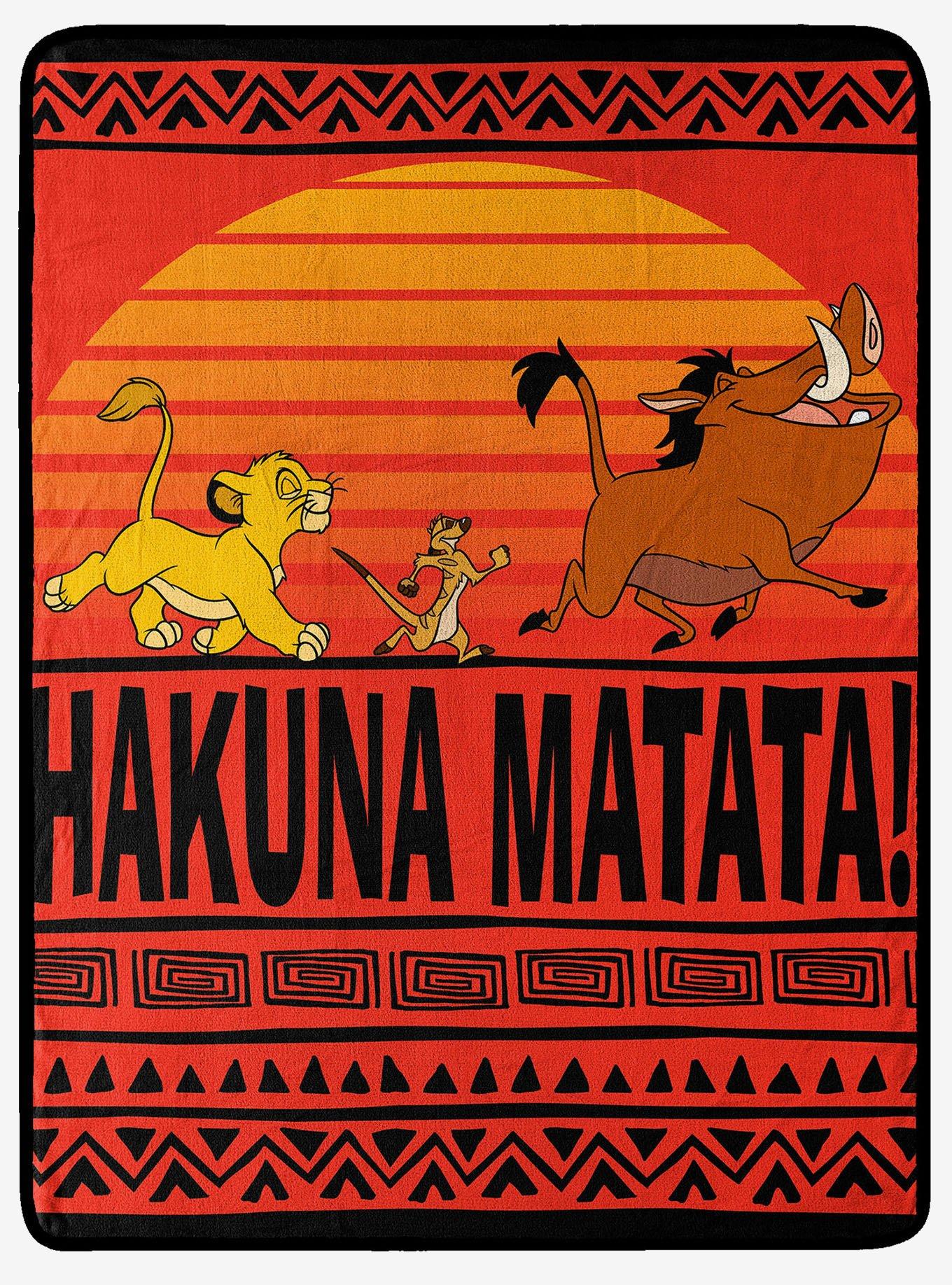 Disney The Lion King Safari Pals Micro Raschel Throw Hot Topic
