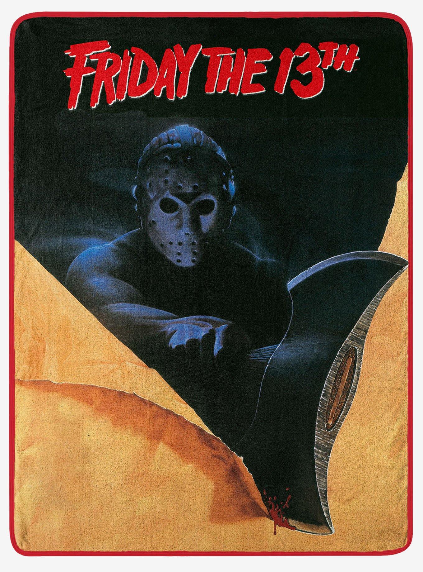 Friday the 13th Axe Poster Micro Raschel Throw, , hi-res