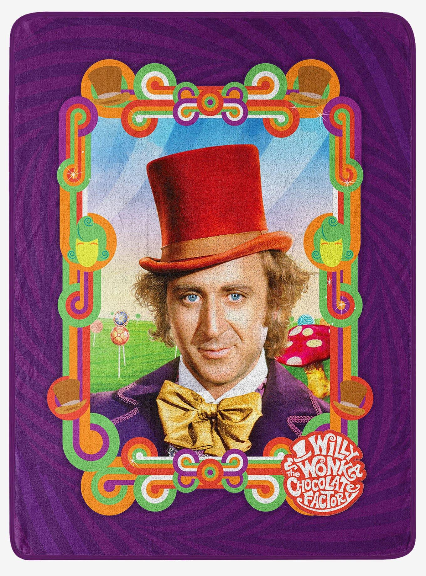 Willy Wonka Wonderful Wonka Micro Raschel Throw, , hi-res