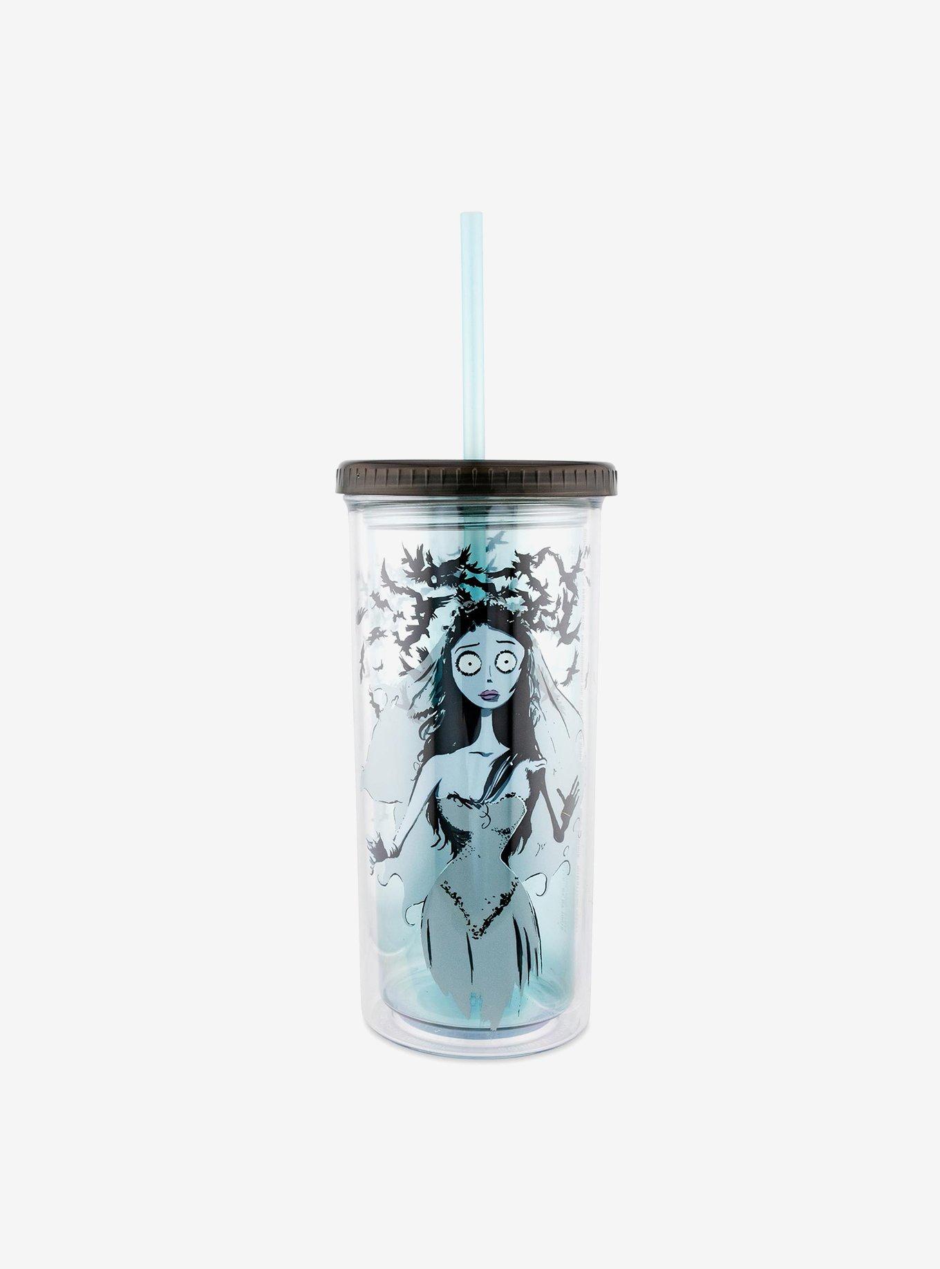 Corpse Bride Emily & Crows Acrylic Travel Cup, , hi-res