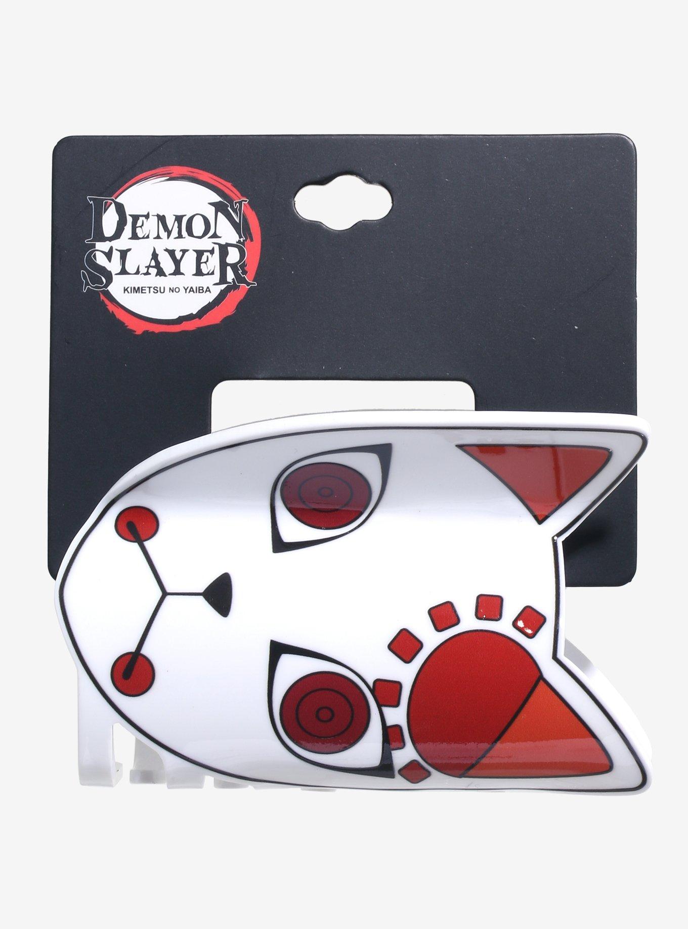 Demon Slayer: Kimetsu No Yaiba Tanjiro Fox Mask Claw Hair Clip, , hi-res