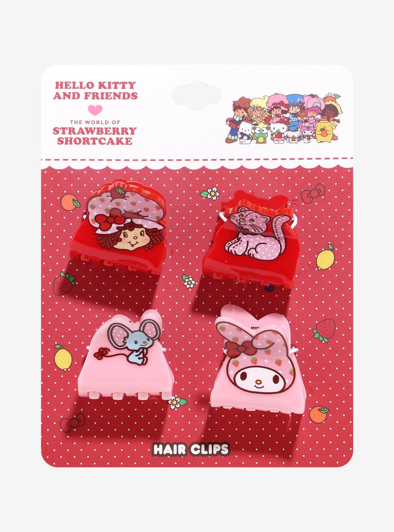 Hello Kitty And Friends X Strawberry Shortcake Mini Claw Hair Clips, , hi-res