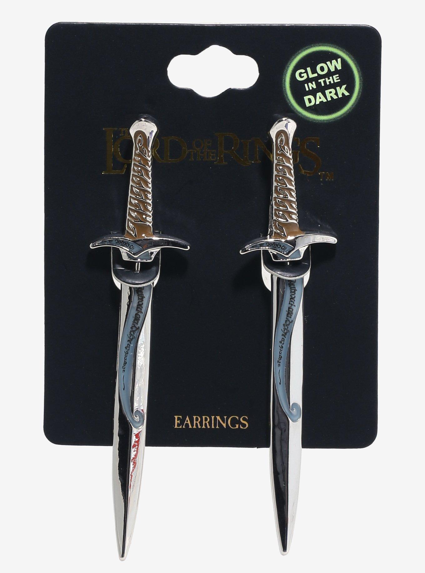The Lord Of The Rings Sting Glow-In-The-Dark Front/Back Earrings, , hi-res