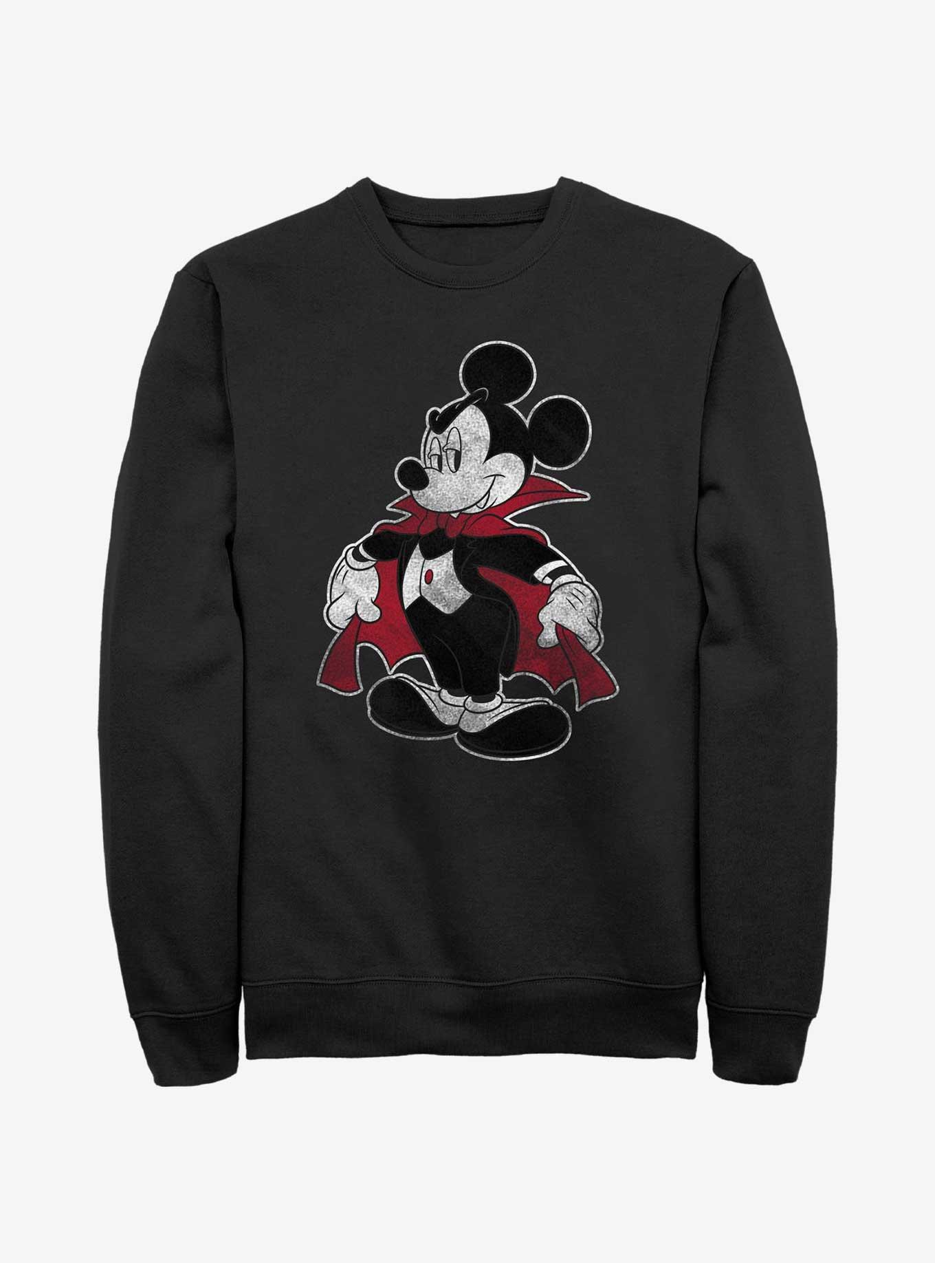 Disney Mickey Mouse Vampire Cape Sweatshirt, BLACK, hi-res