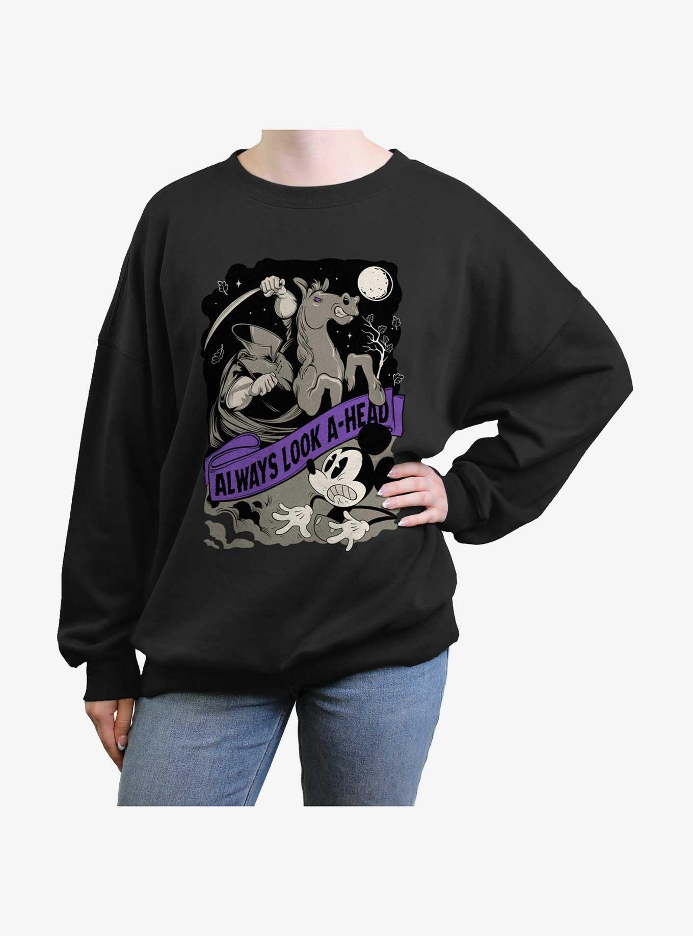 Disney Mickey Mouse Headless Womens Oversized Sweatshirt, , hi-res