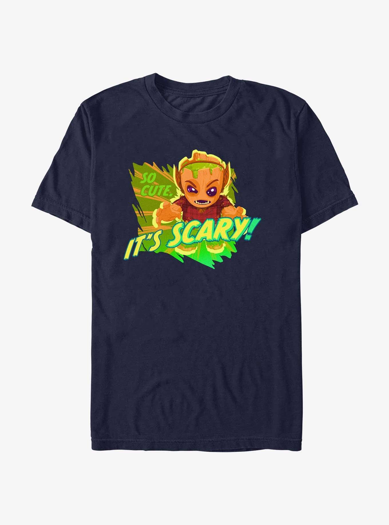 I Am Groot So Cute Its Scary T-Shirt, NAVY, hi-res