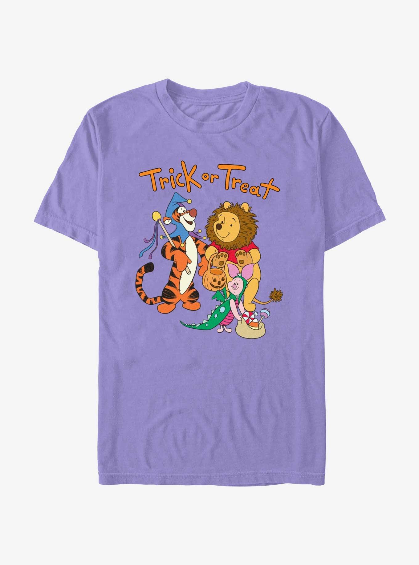 Disney Winnie The Pooh Trick Or Treat Garment Dye T-Shirt, VIOLET, hi-res