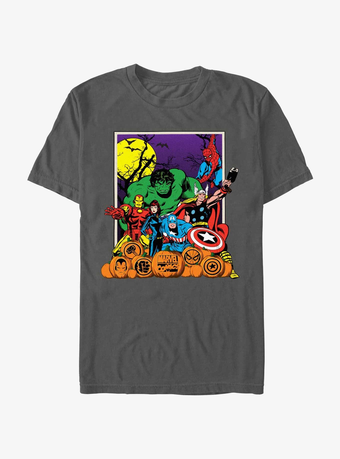 Marvel Avengers Halloween Pals Garment Dye T-Shirt, PEPPER, hi-res