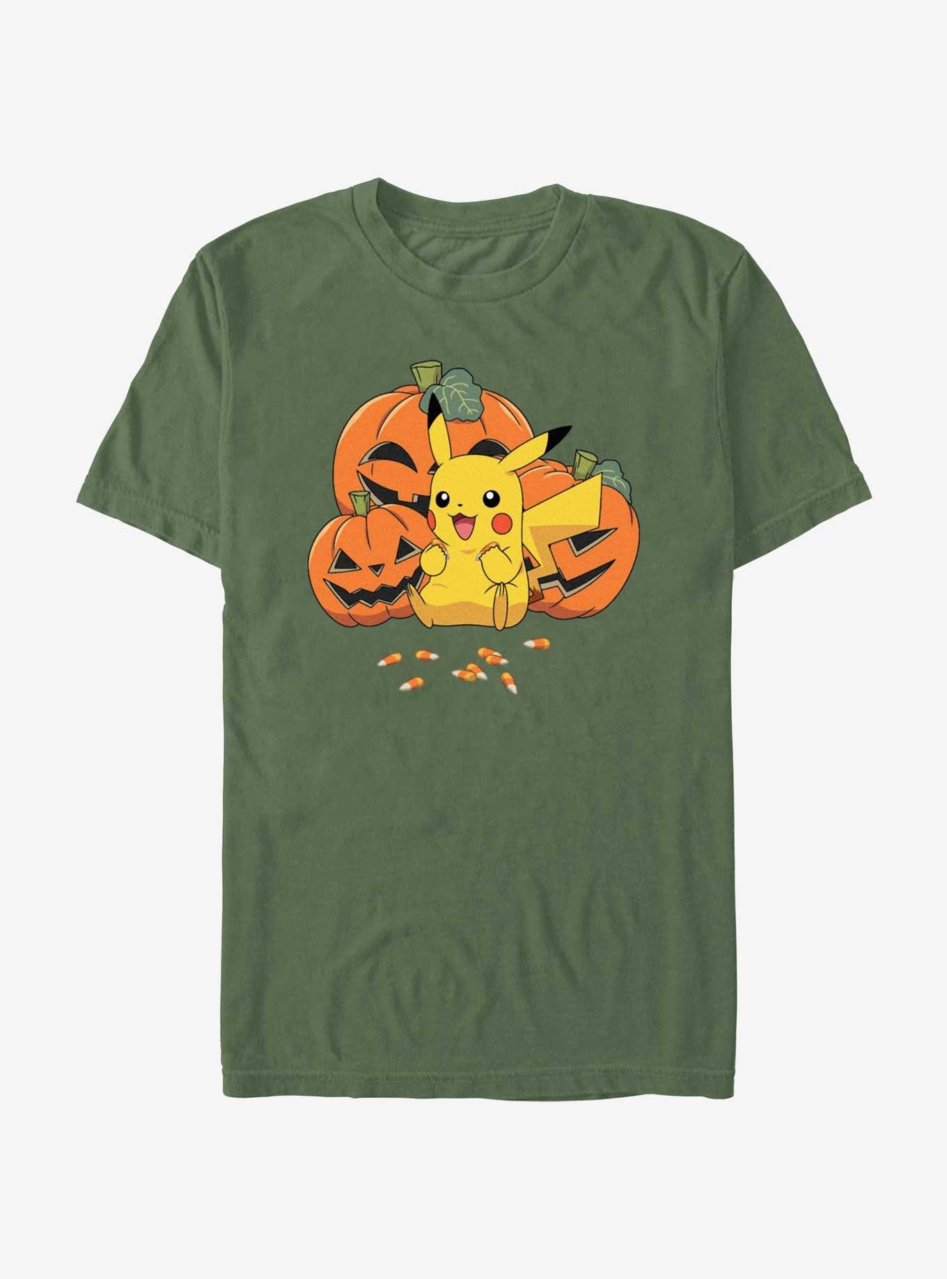 Pokemon Pumpkin N Candycorn Garment Dye T-Shirt, , hi-res