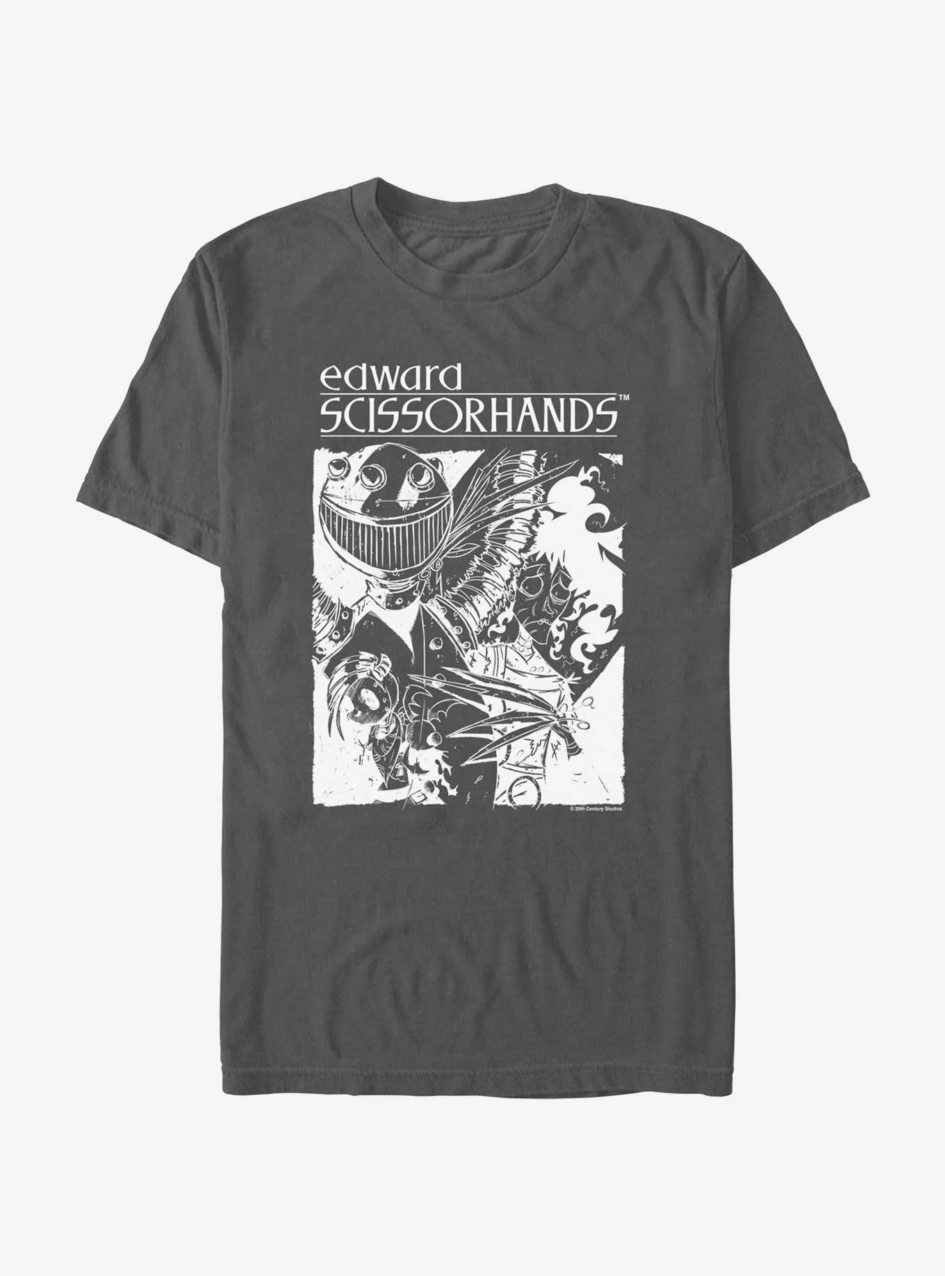 Edward Scissorhands Sketch Garment Dye T-Shirt, , hi-res