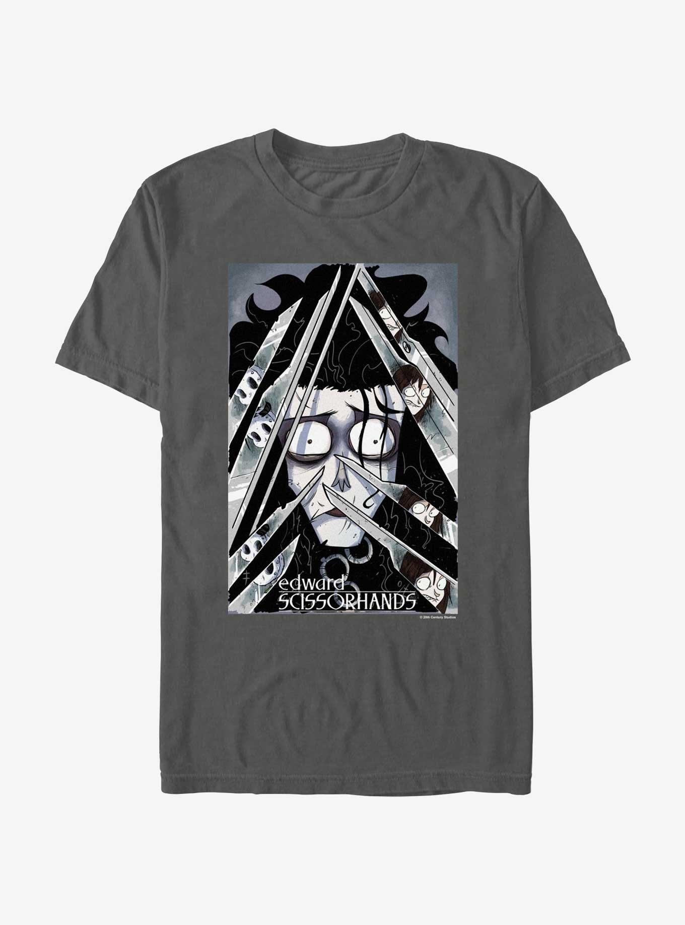 Edward Scissorhands Portrait Garment Dye T-Shirt, , hi-res