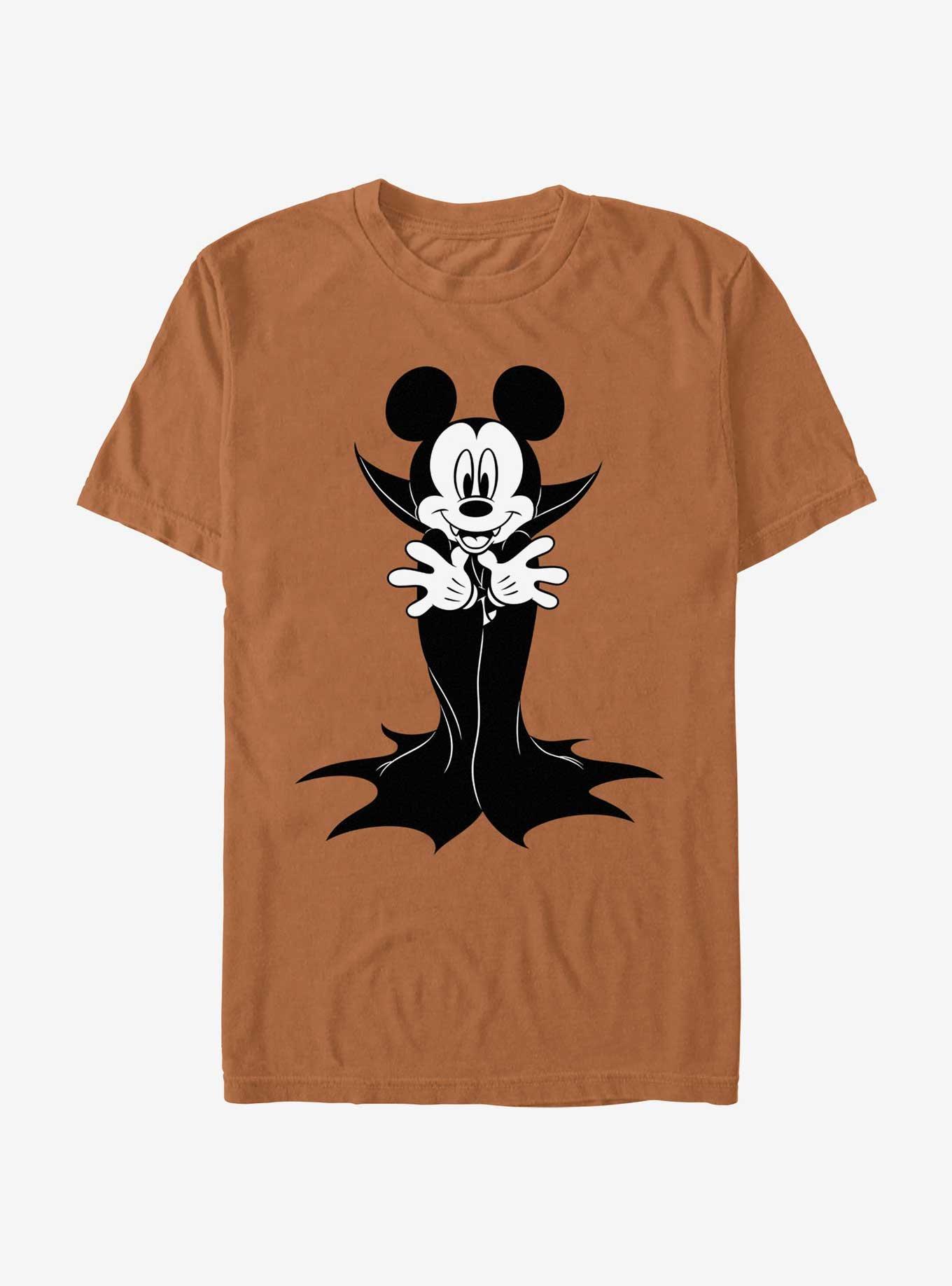 Disney Mickey Mouse Vampire Mickey Garment Dye T-Shirt, YAM, hi-res