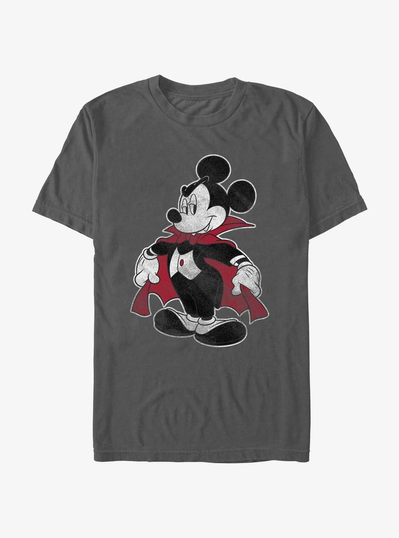 Disney Mickey Mouse Vampire Cape Garment Dye T-Shirt, , hi-res