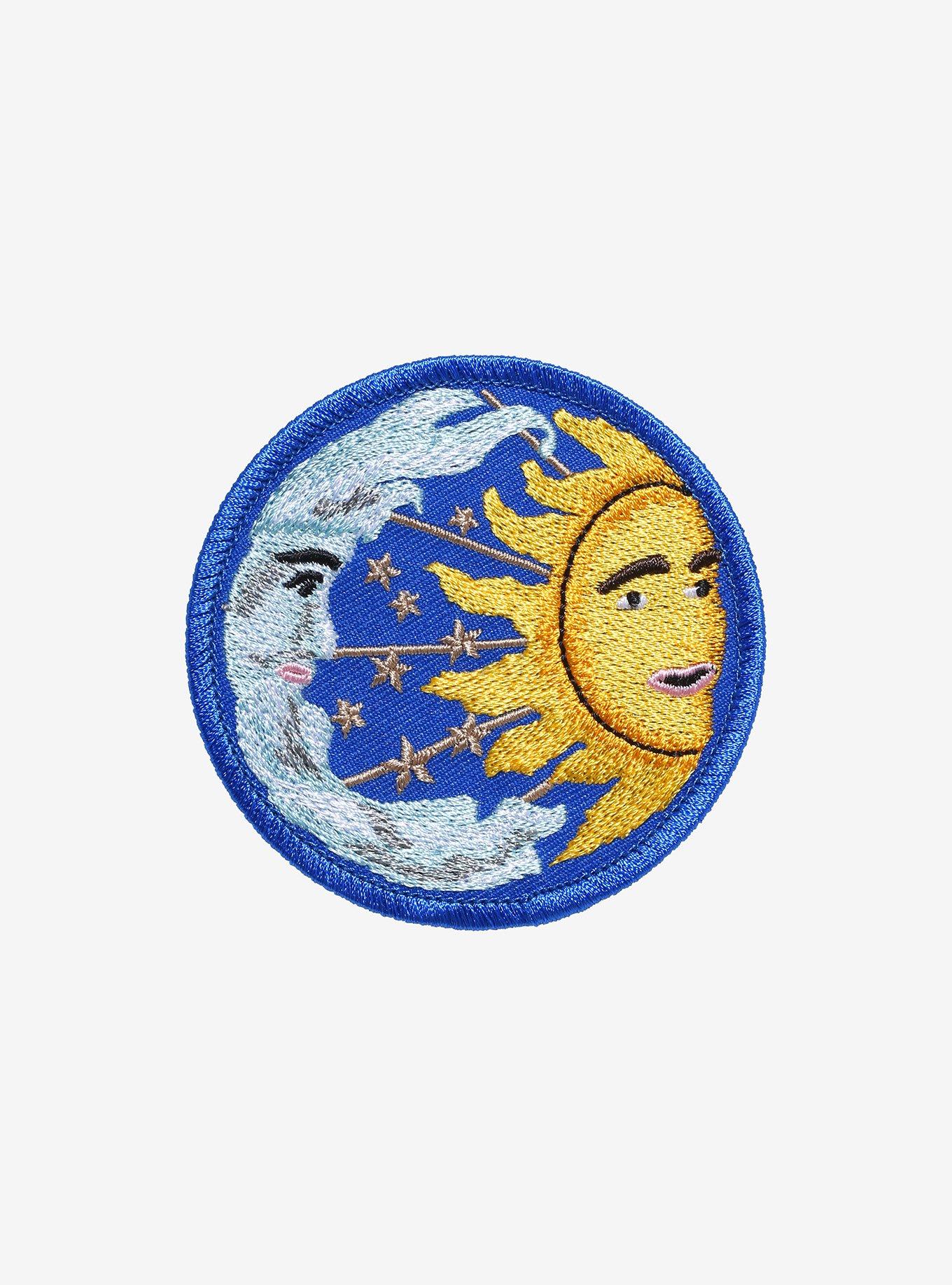 Sun & Moon Star Circle Patch, , hi-res