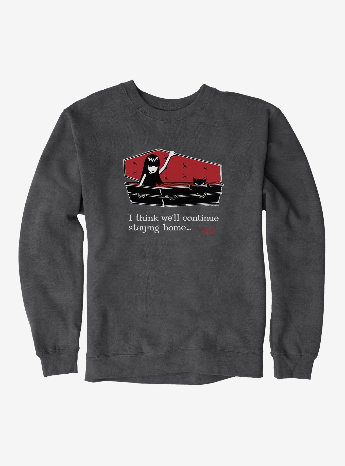 Emily The Strange Staying Home Sweatshirt