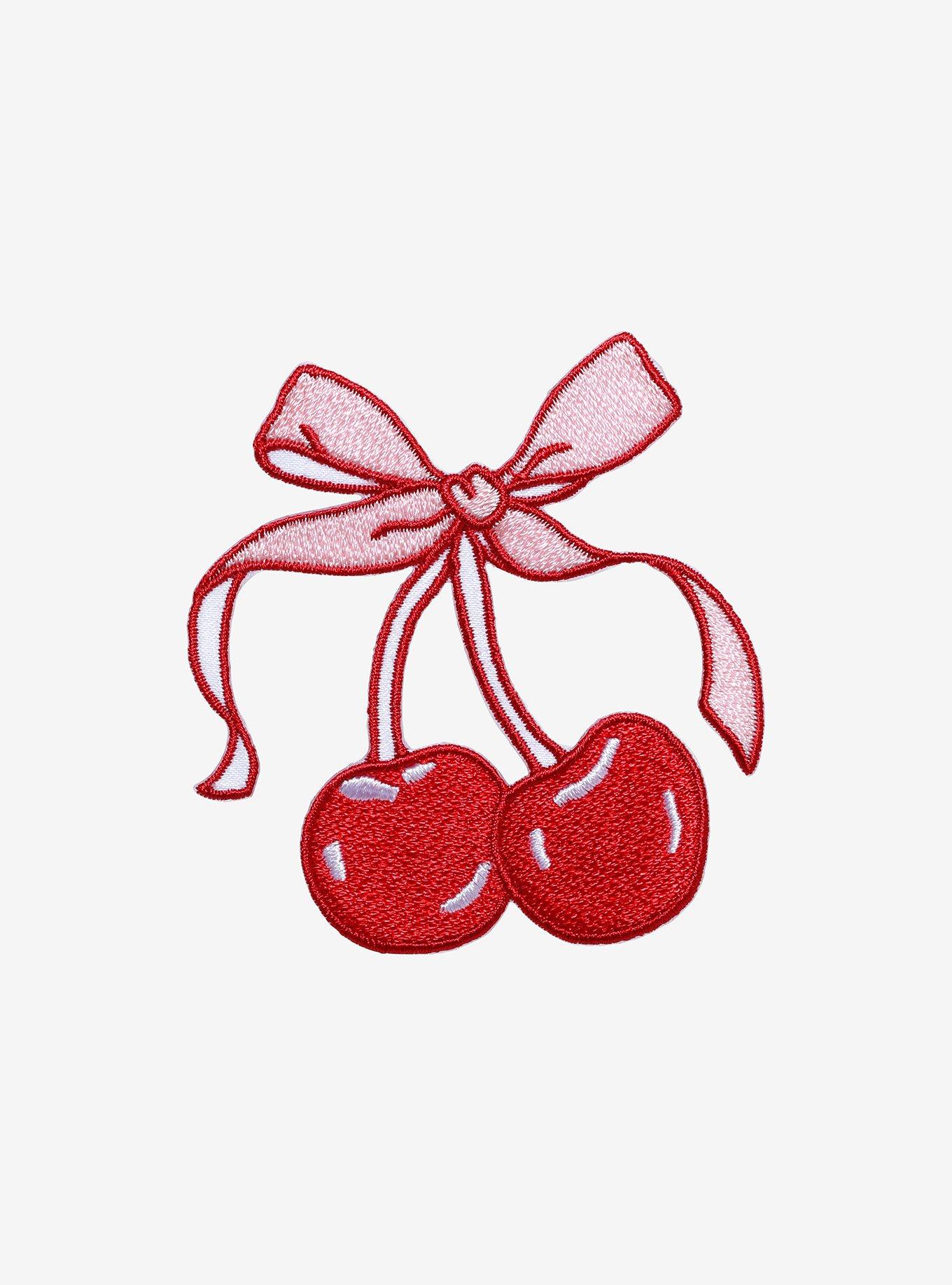 Cherry Ribbon Patch, , hi-res