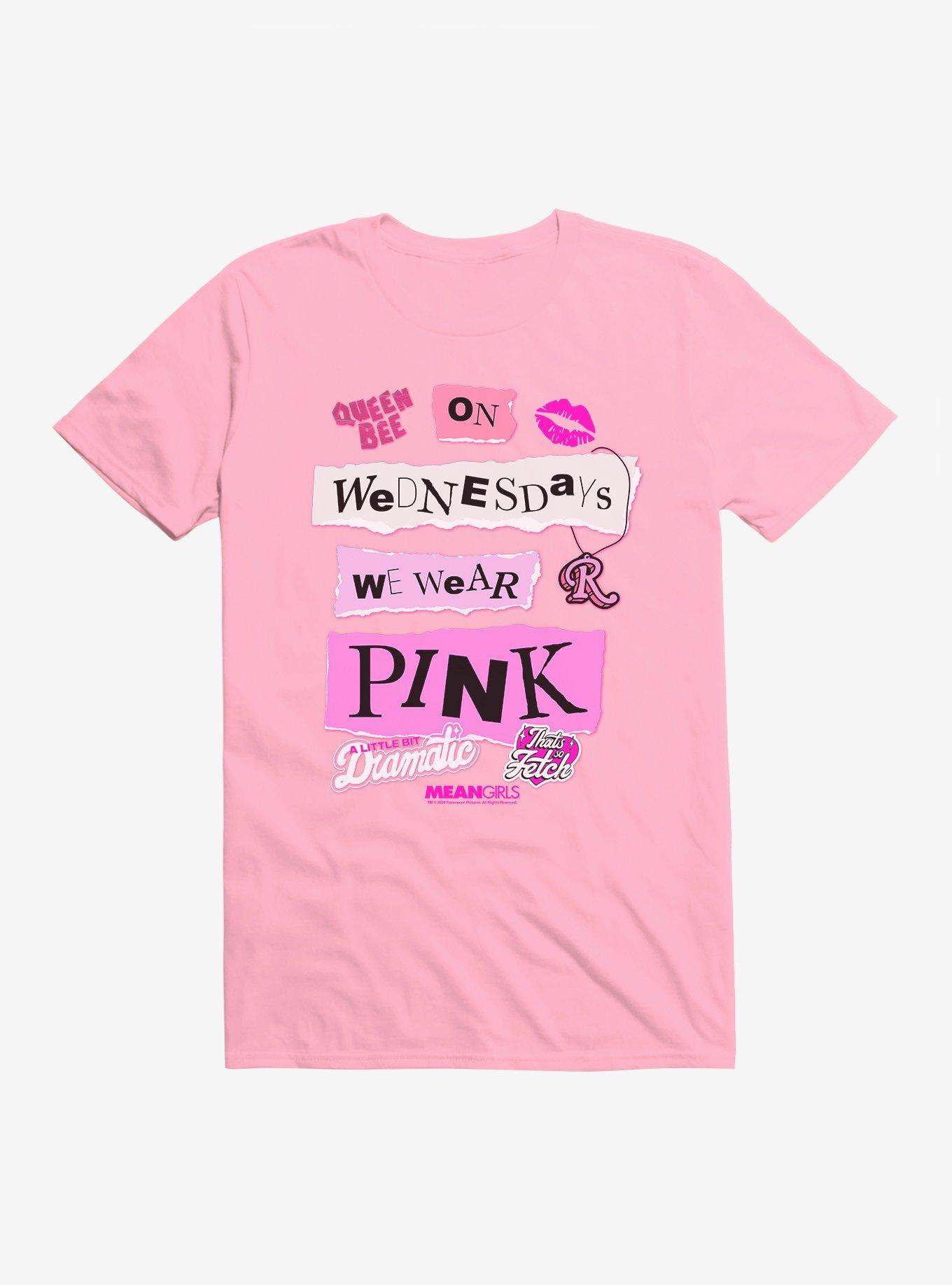 Mean Girls On Wednesday's We Wear Pink T-Shirt, CHARITY PINK, hi-res