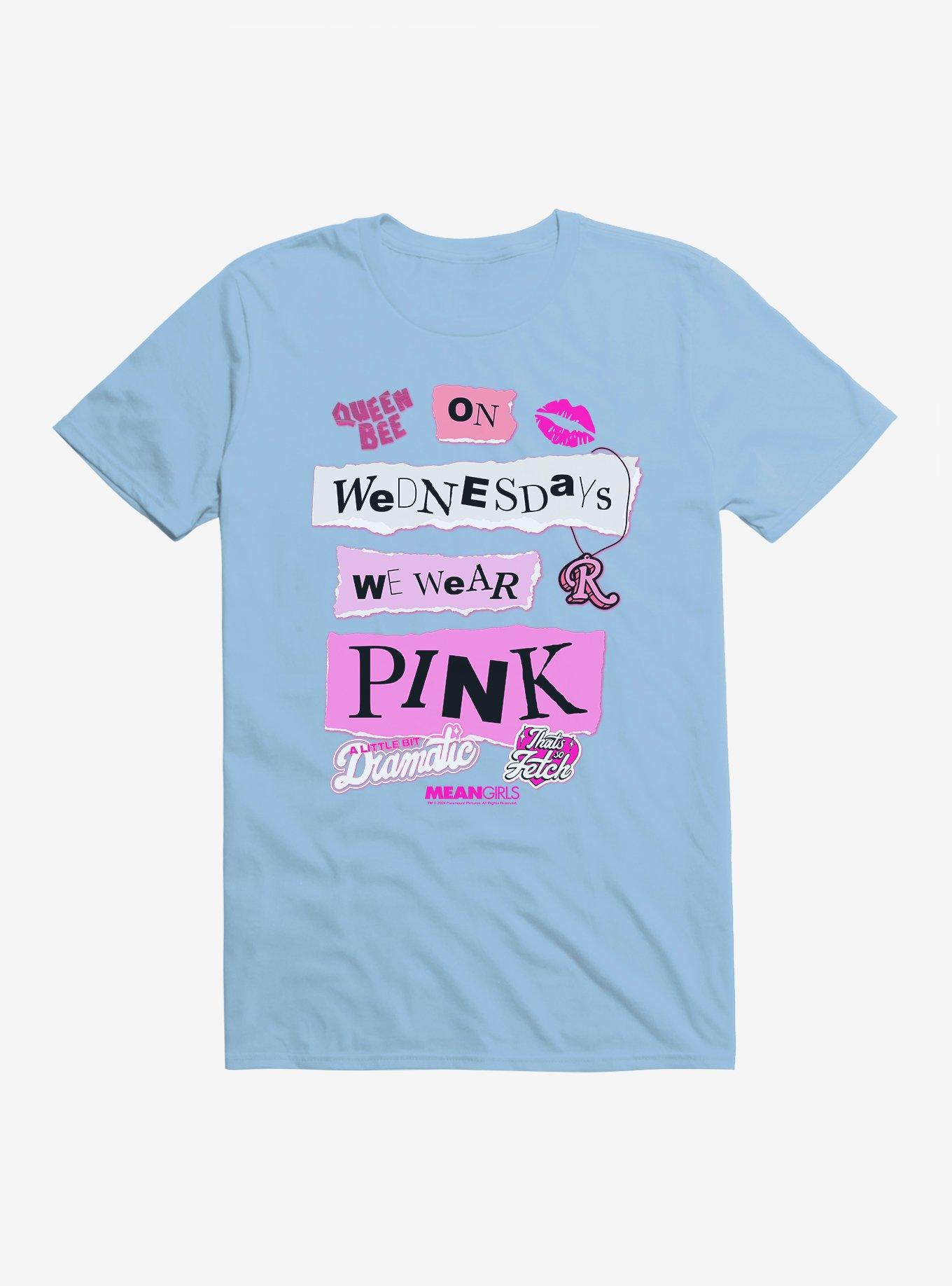 Mean Girls On Wednesday's We Wear Pink T-Shirt Hot Topic