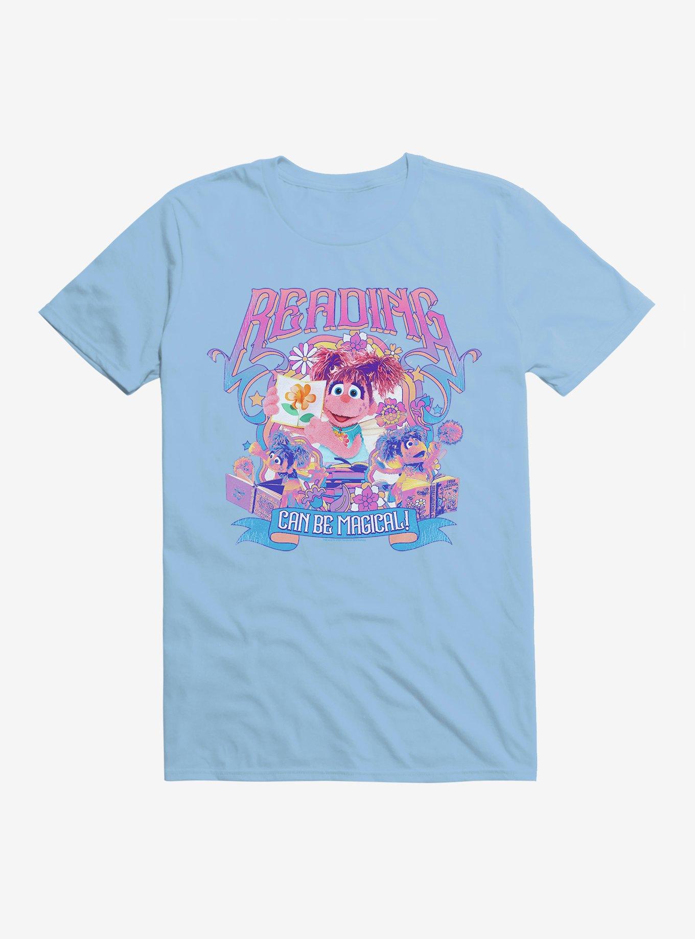 Sesame Street Abby Reading Can Be Magical T-Shirt, LIGHT BLUE, hi-res