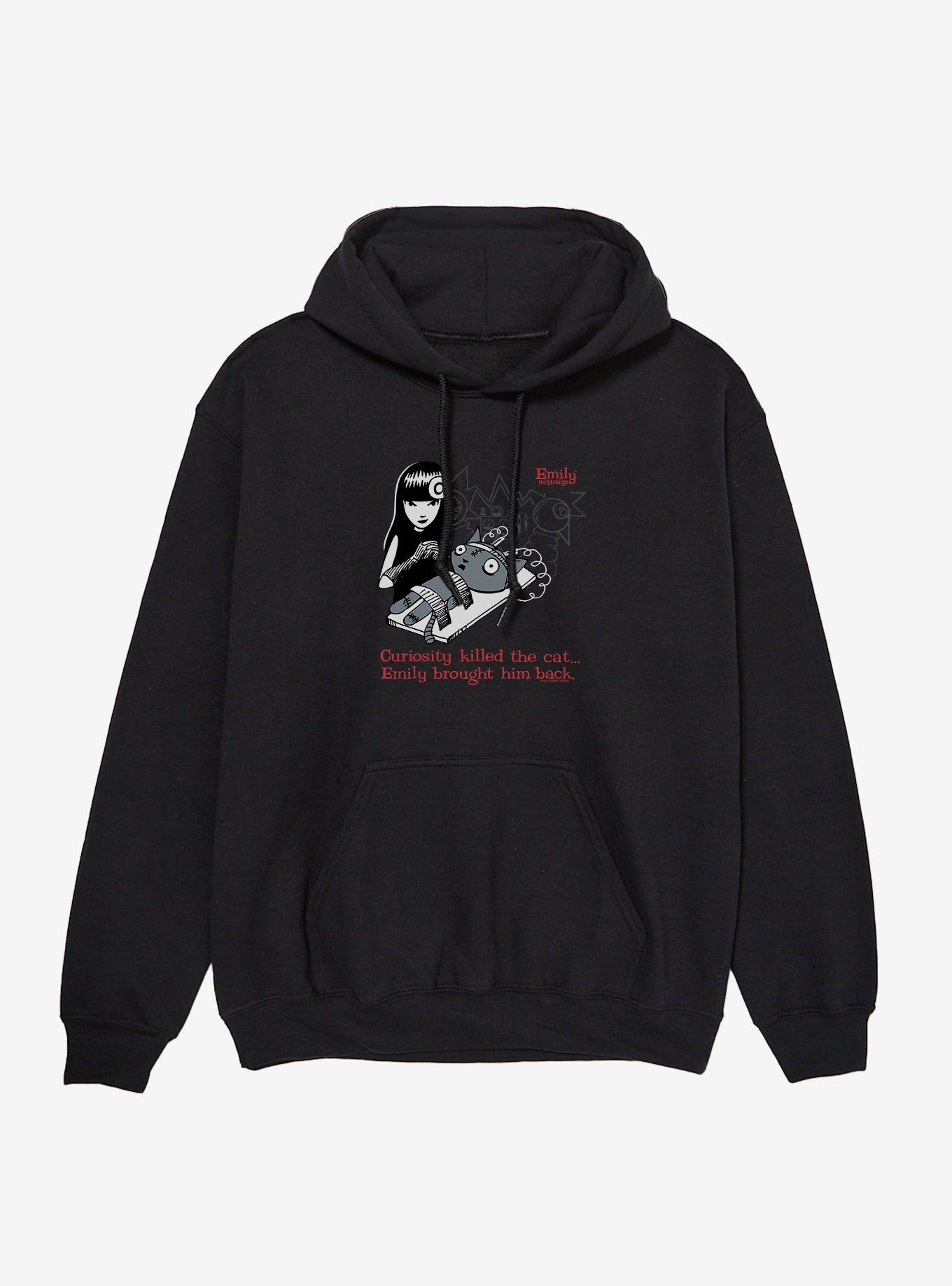 Emily The Strange Curiosity Killed The Cat Hoodie