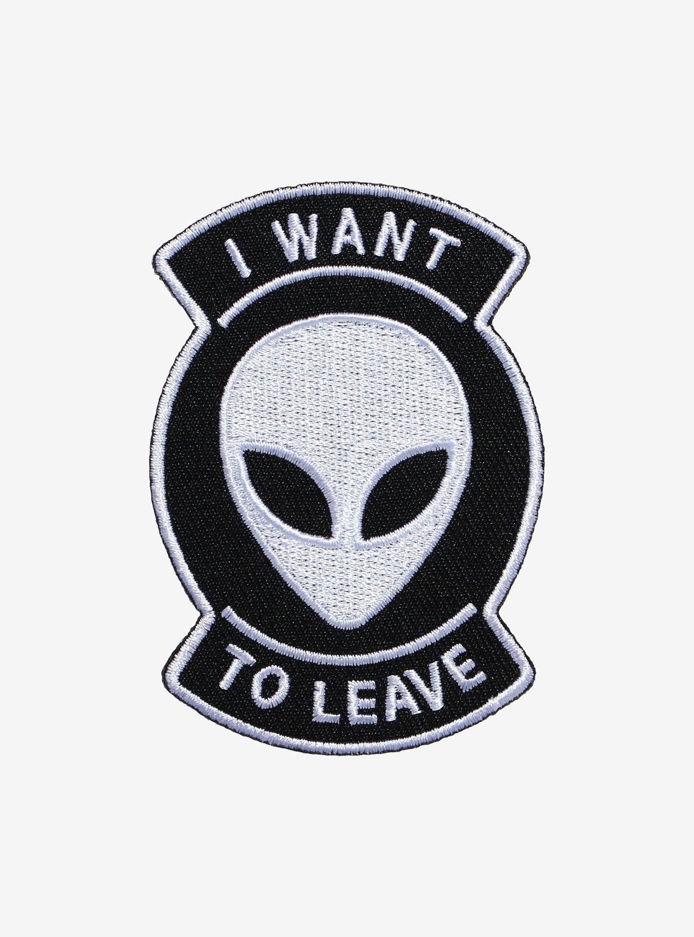 Alien I Want To Leave Patch, , hi-res