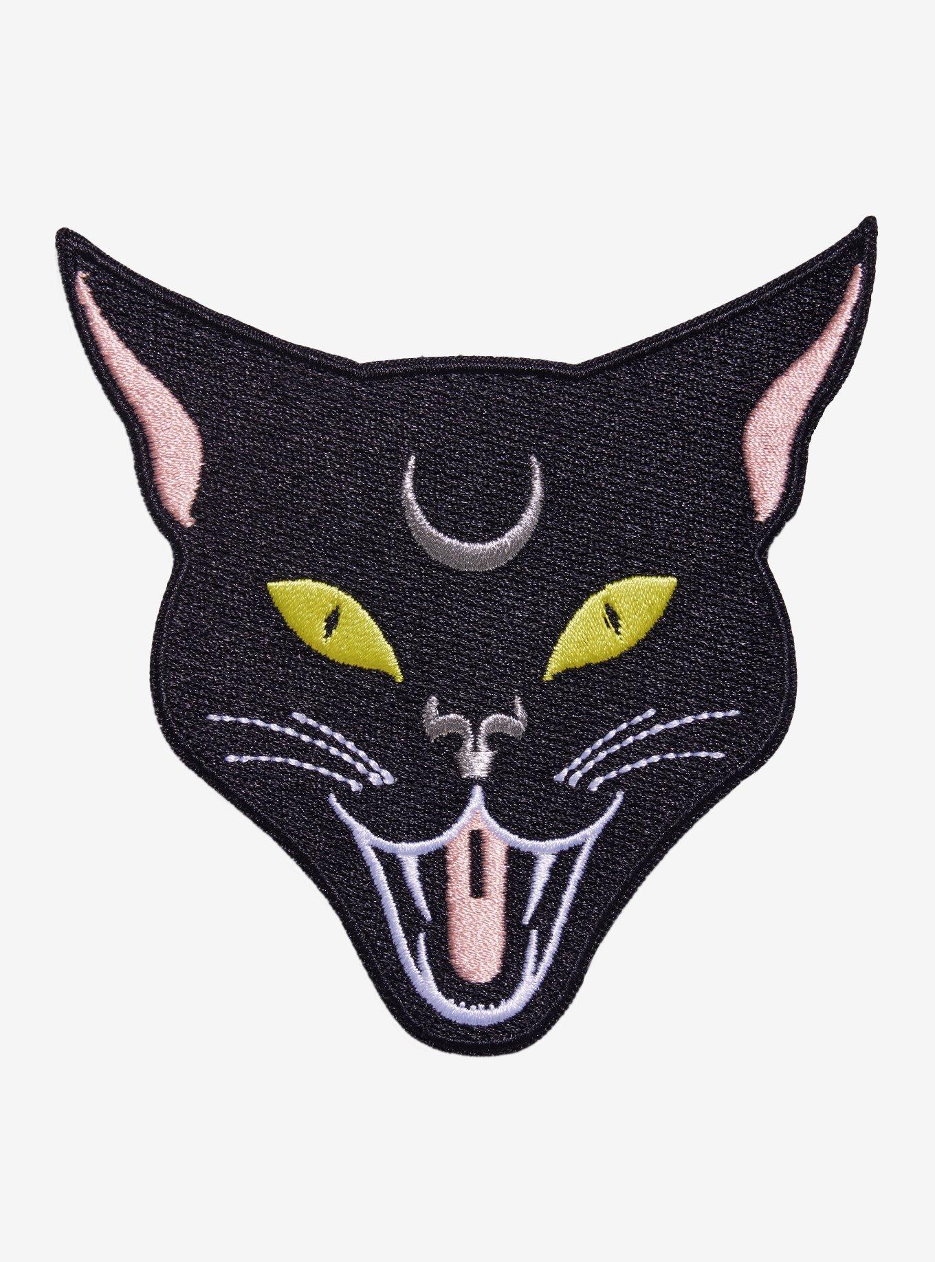 Black Cat Moon Patch, , hi-res