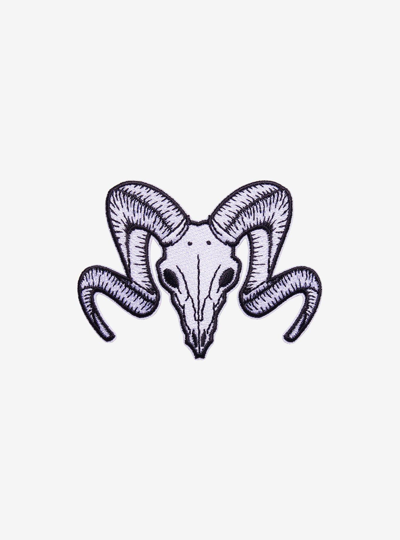 Ram Skull Patch, , hi-res