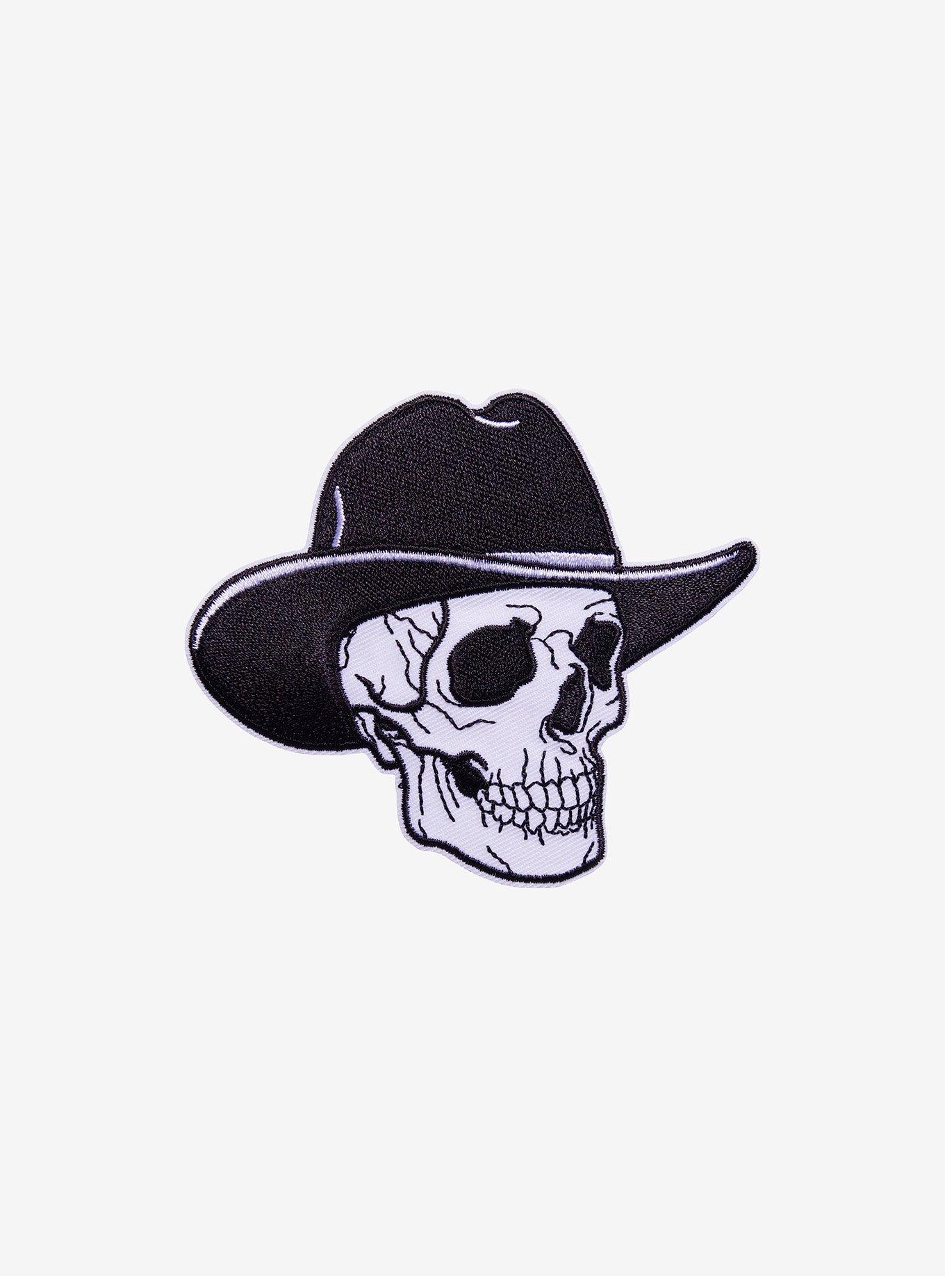 Skeleton Cowboy Patch, , hi-res