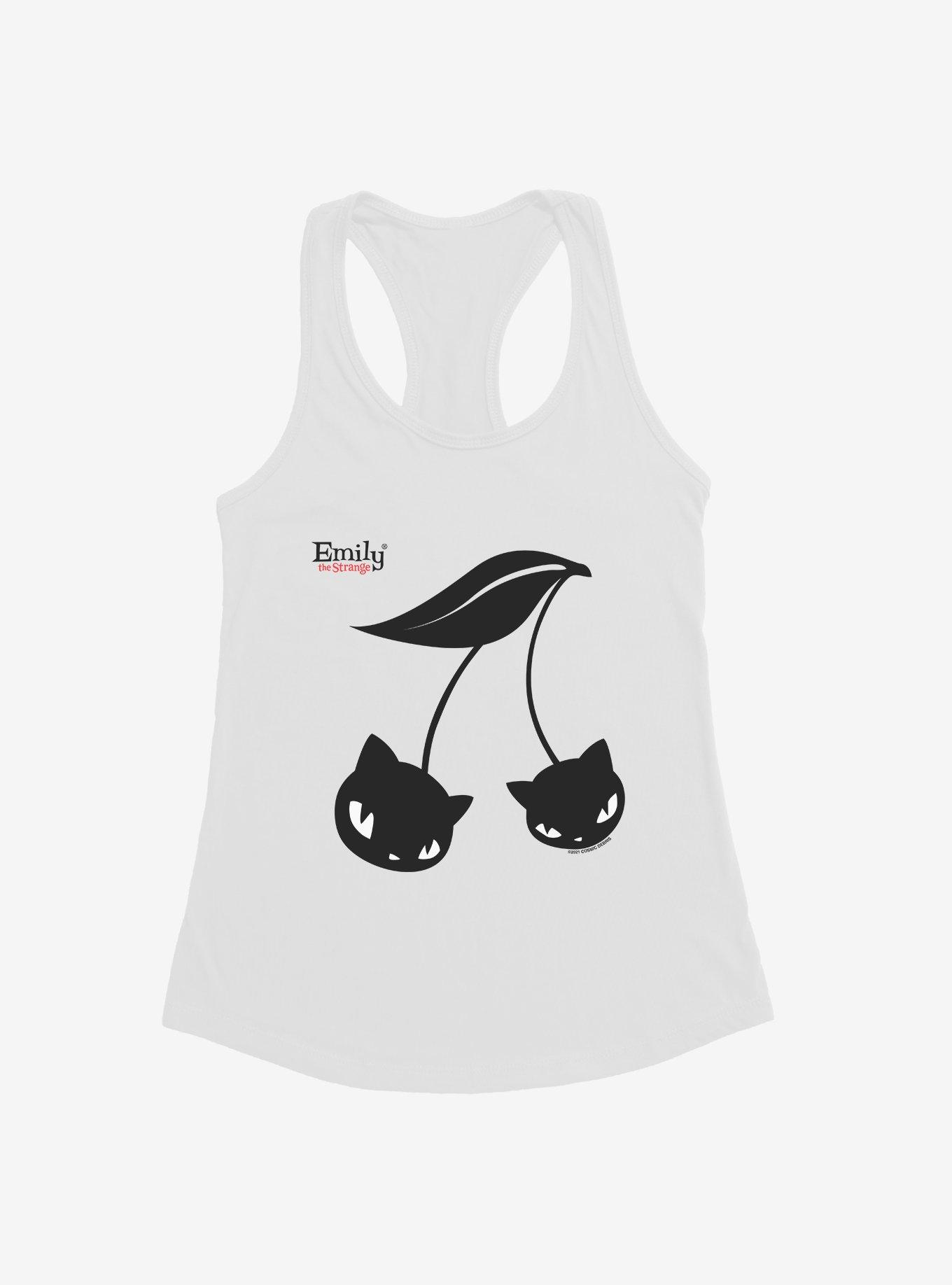 Emily The Strange Black Cherry Cats Girls Tank, , hi-res