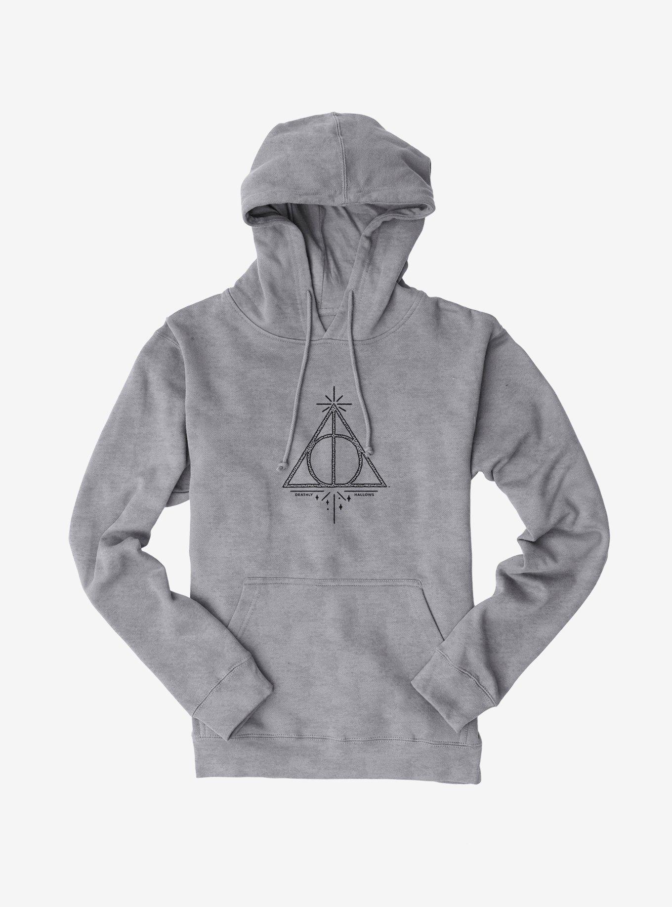 Harry Potter Deathly Hallows Symbols Hoodie, , hi-res