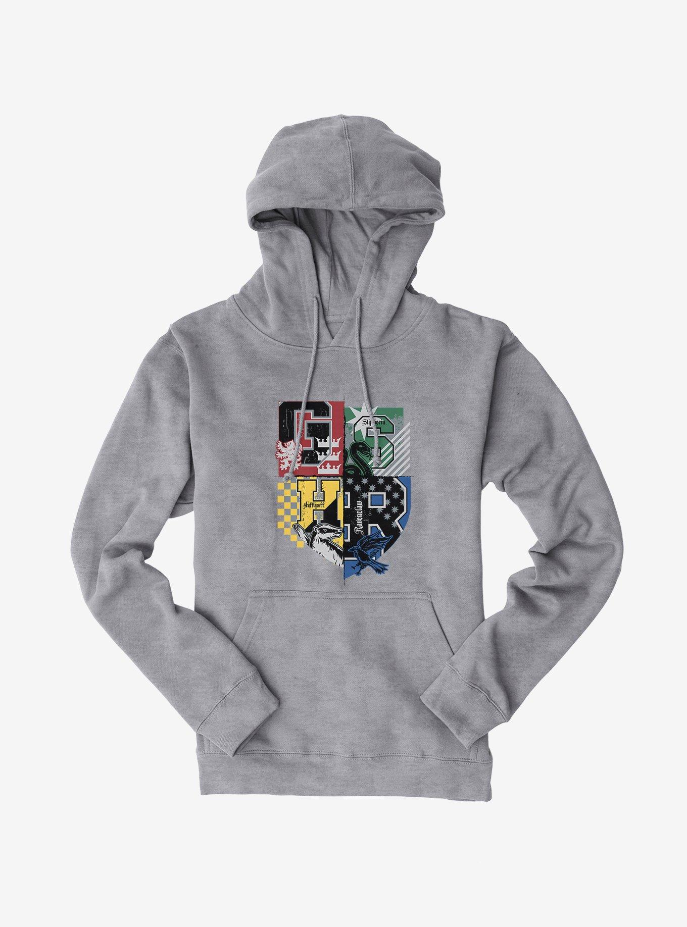 Harry Potter House Colors Shield Hoodie, , hi-res