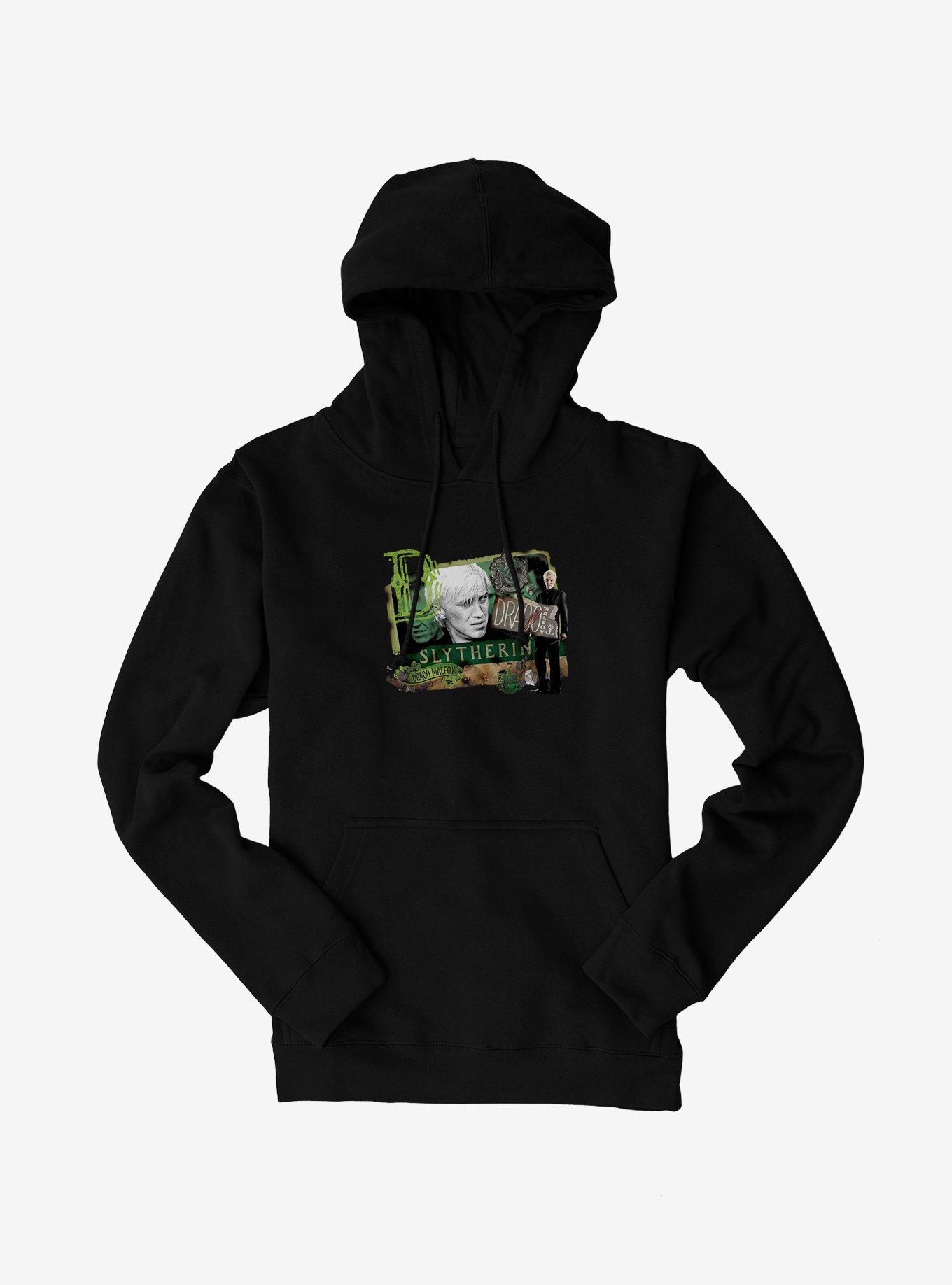 Harry Potter Draco Malfoy Collage Hoodie, BLACK, hi-res
